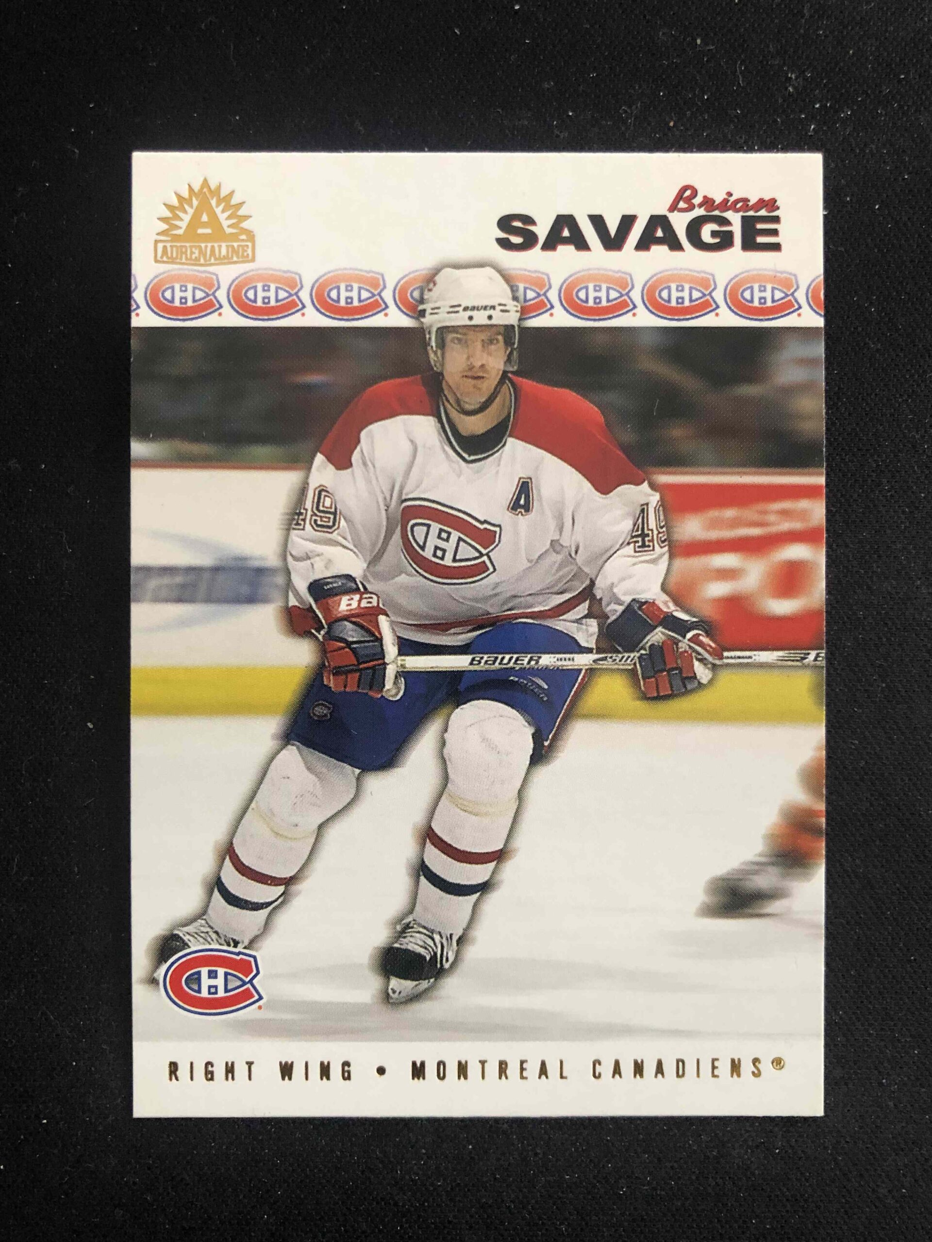 2001/2002 Pacific Adrenaline Base 100 Brian Savage
