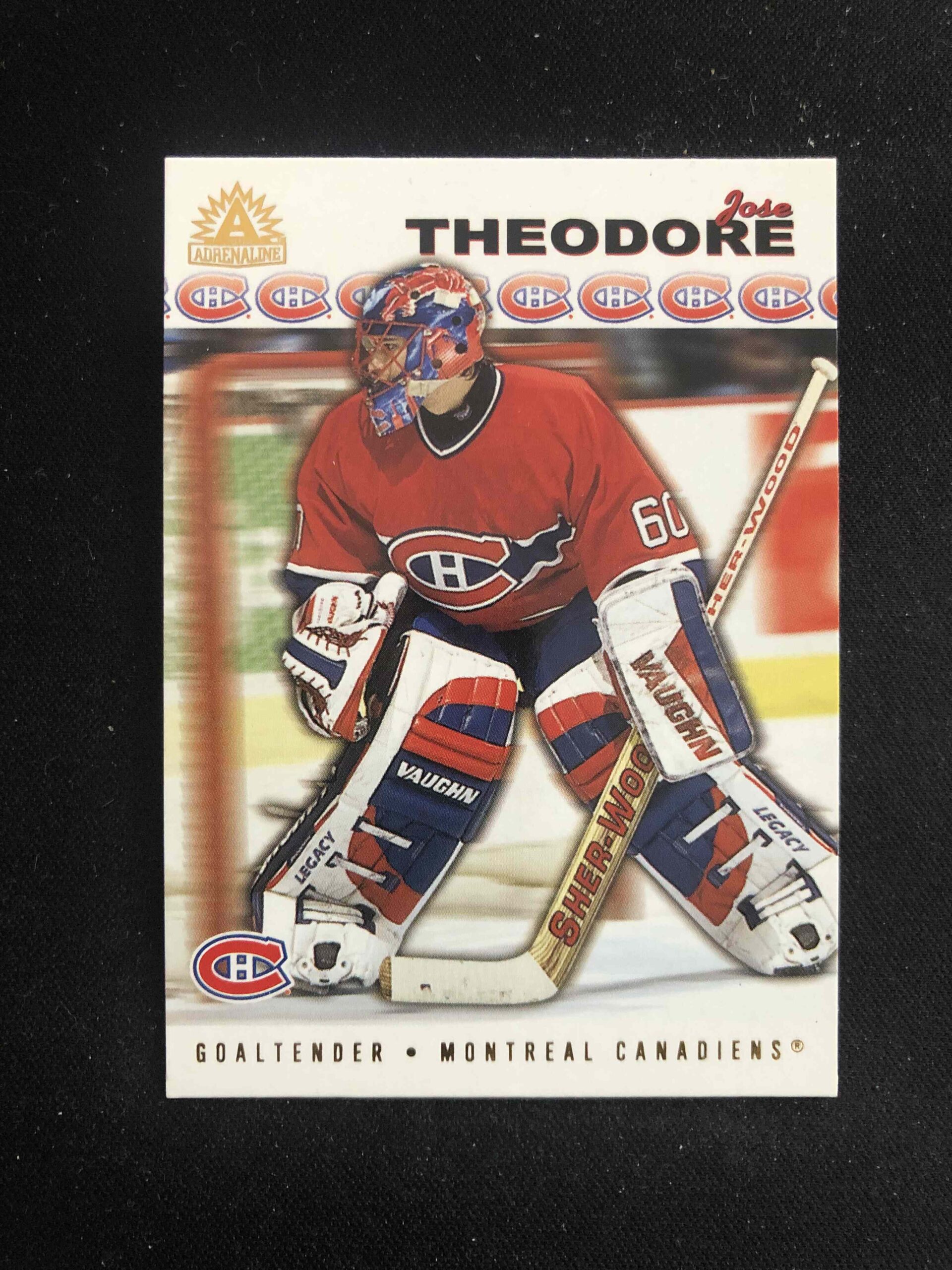 2001/2002 Pacific Adrenaline Base 101 Jose Theodore