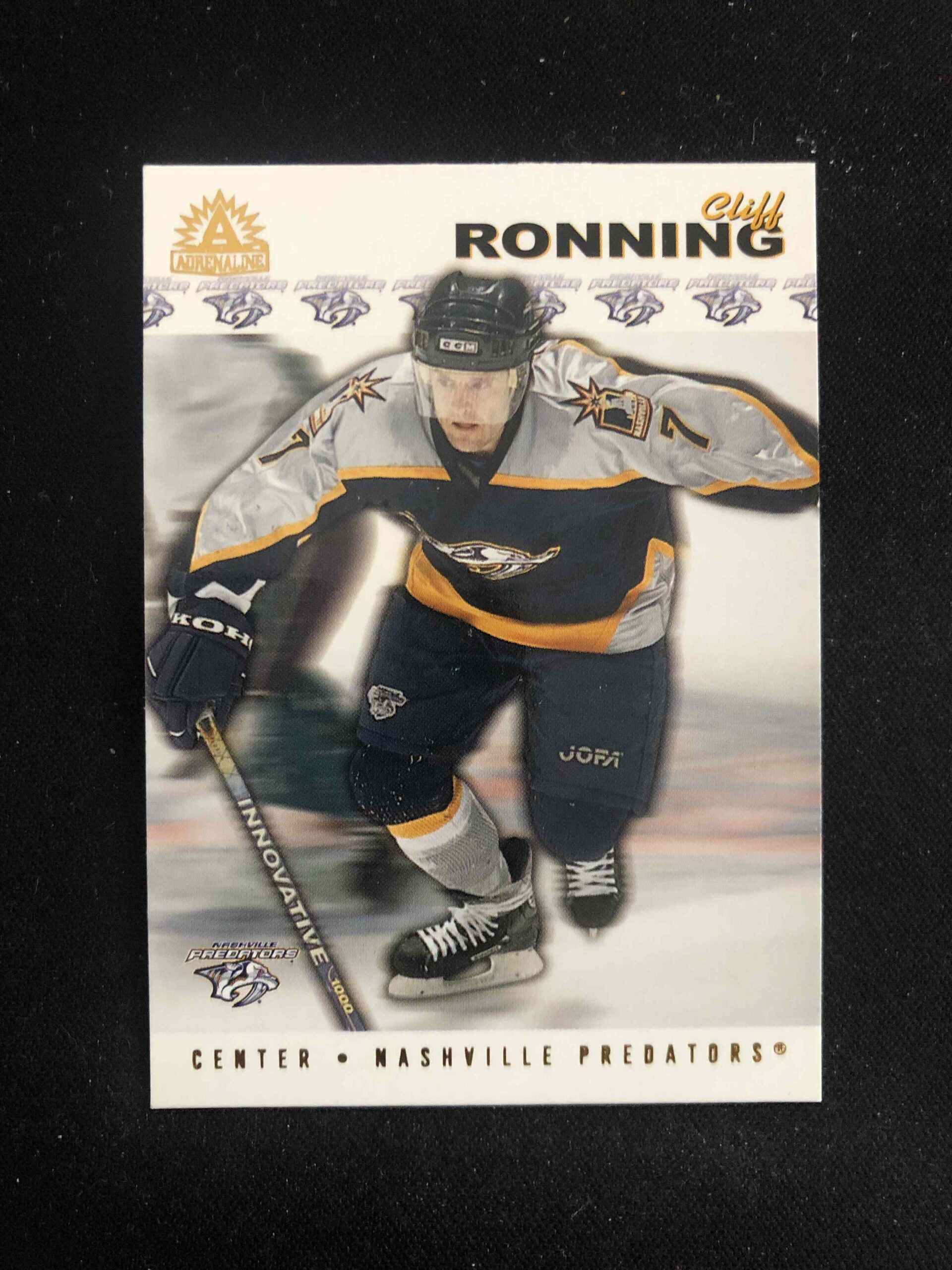 2001/2002 Pacific Adrenaline Base 107 Cliff Ronning