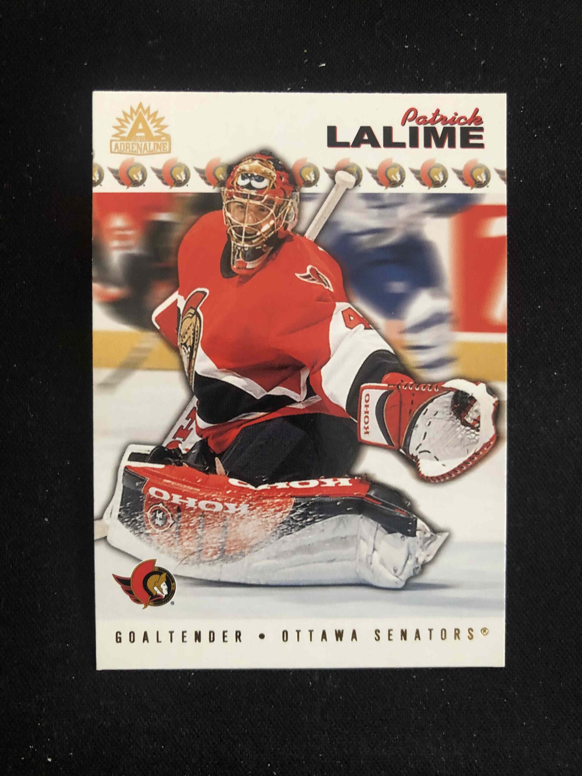 2001/2002 Pacific Adrenaline Base 135 Patrick Lalime