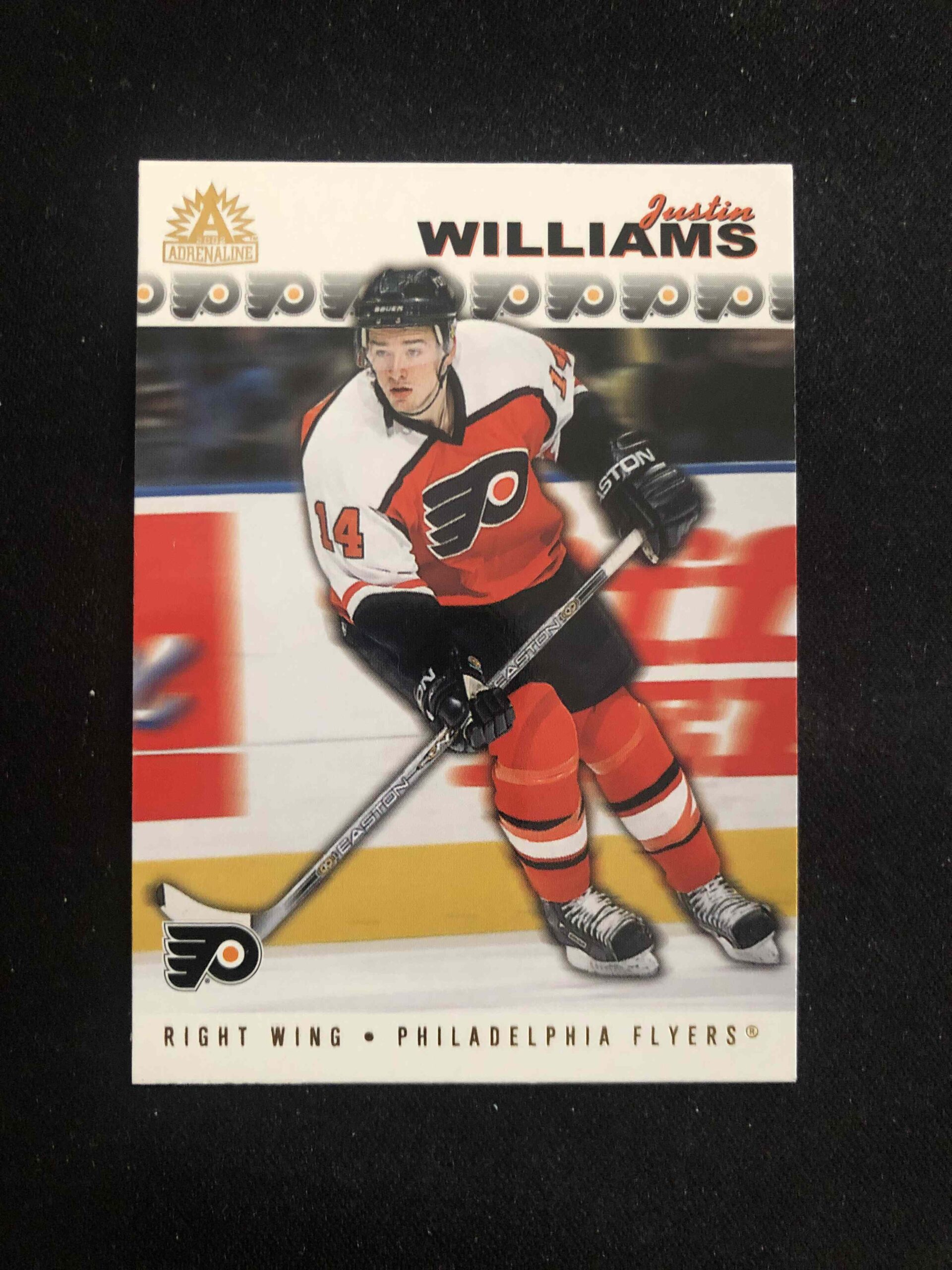 2001/2002 Pacific Adrenaline Base 144 Justin Williams