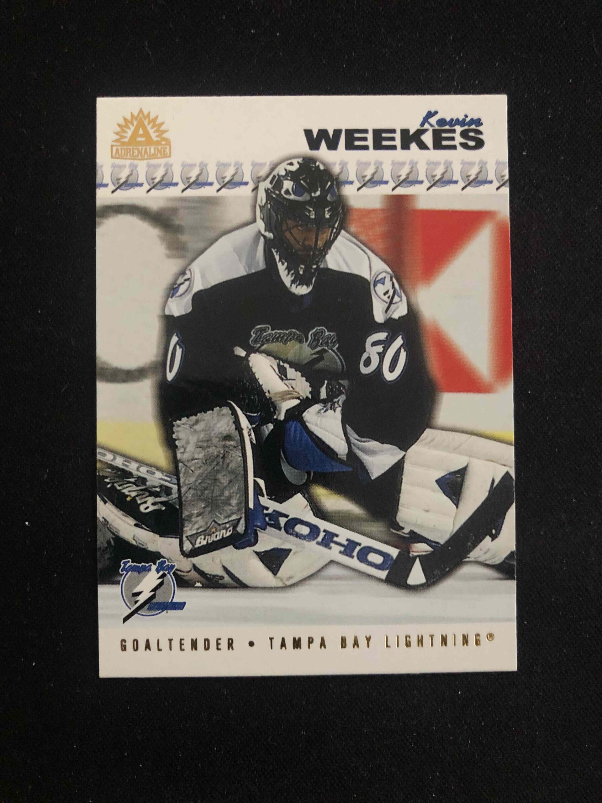 2001/2002 Pacific Adrenaline Base 178 Kevin Weekes