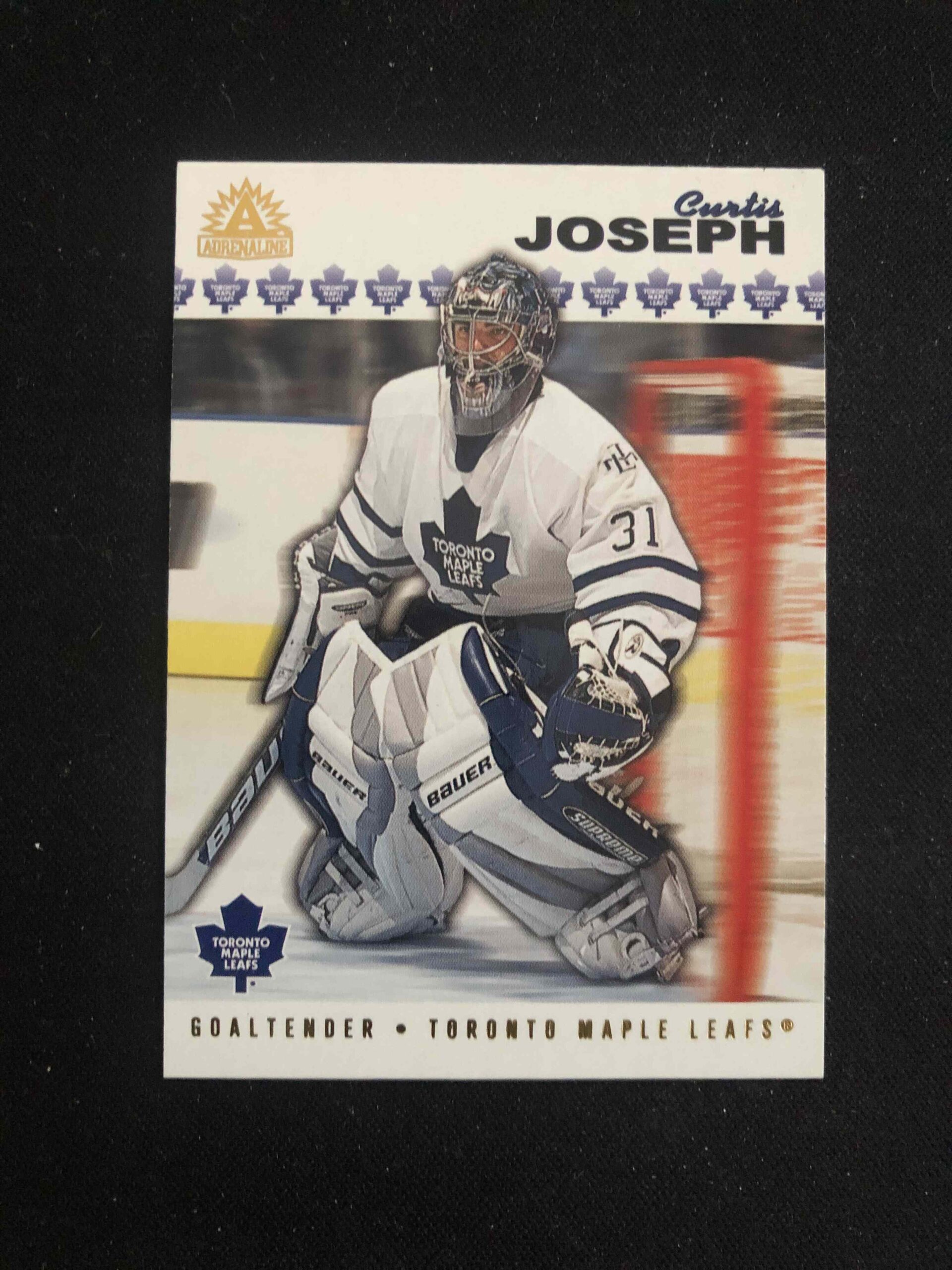 2001/2002 Pacific Adrenaline Base 181 Curtis Joseph