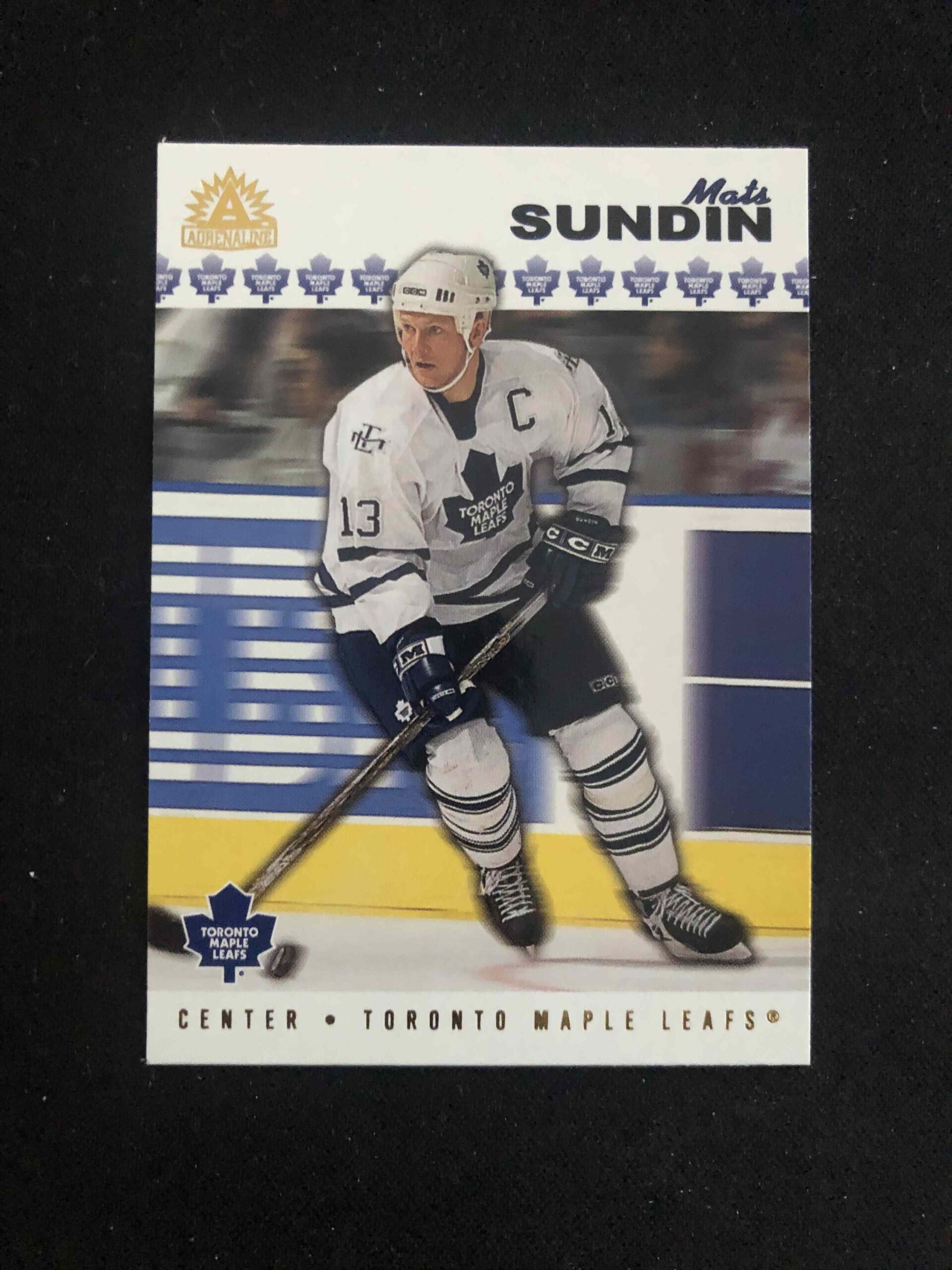 2001/2002 Pacific Adrenaline Base 185 Mats Sundin