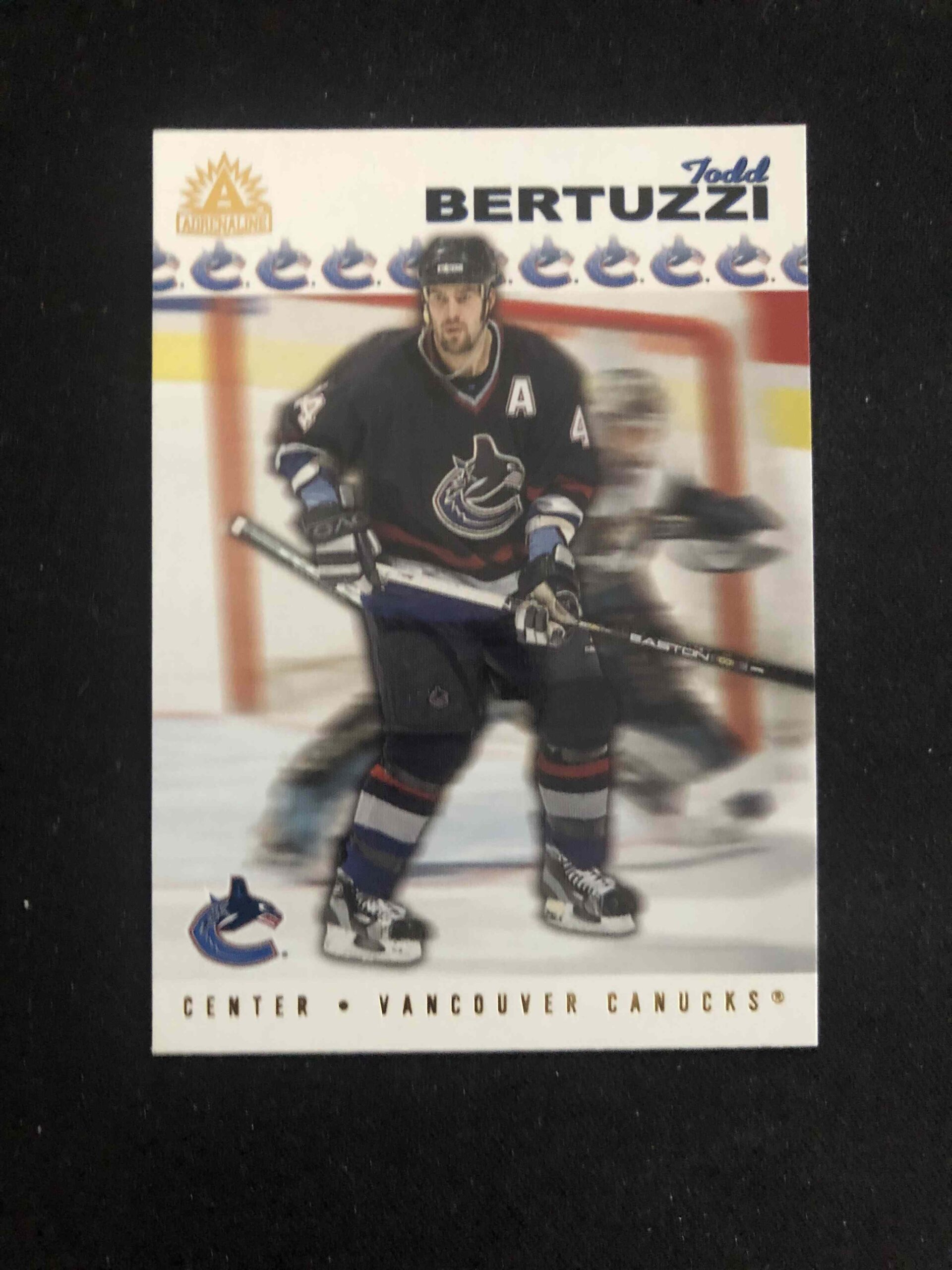 2001/2002 Pacific Adrenaline Base 187 Todd Bertuzzi