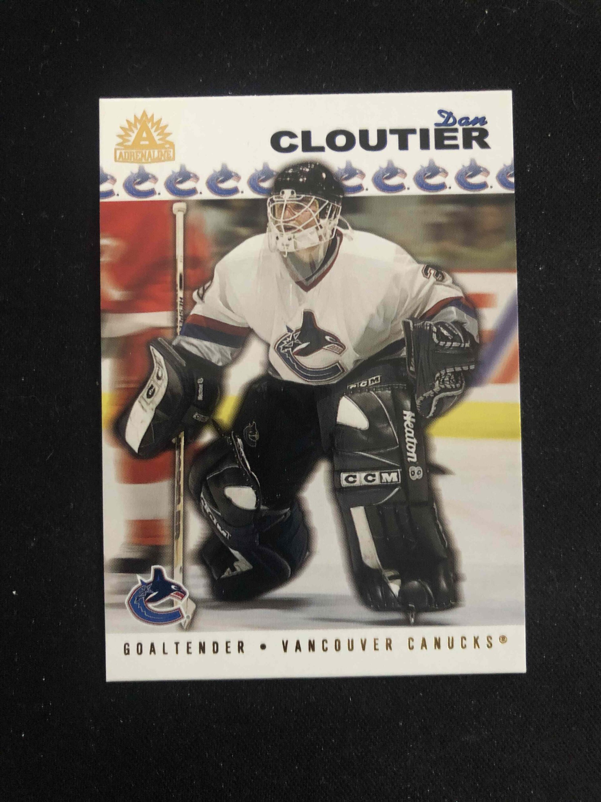 2001/2002 Pacific Adrenaline Base 189 Dan Cloutier