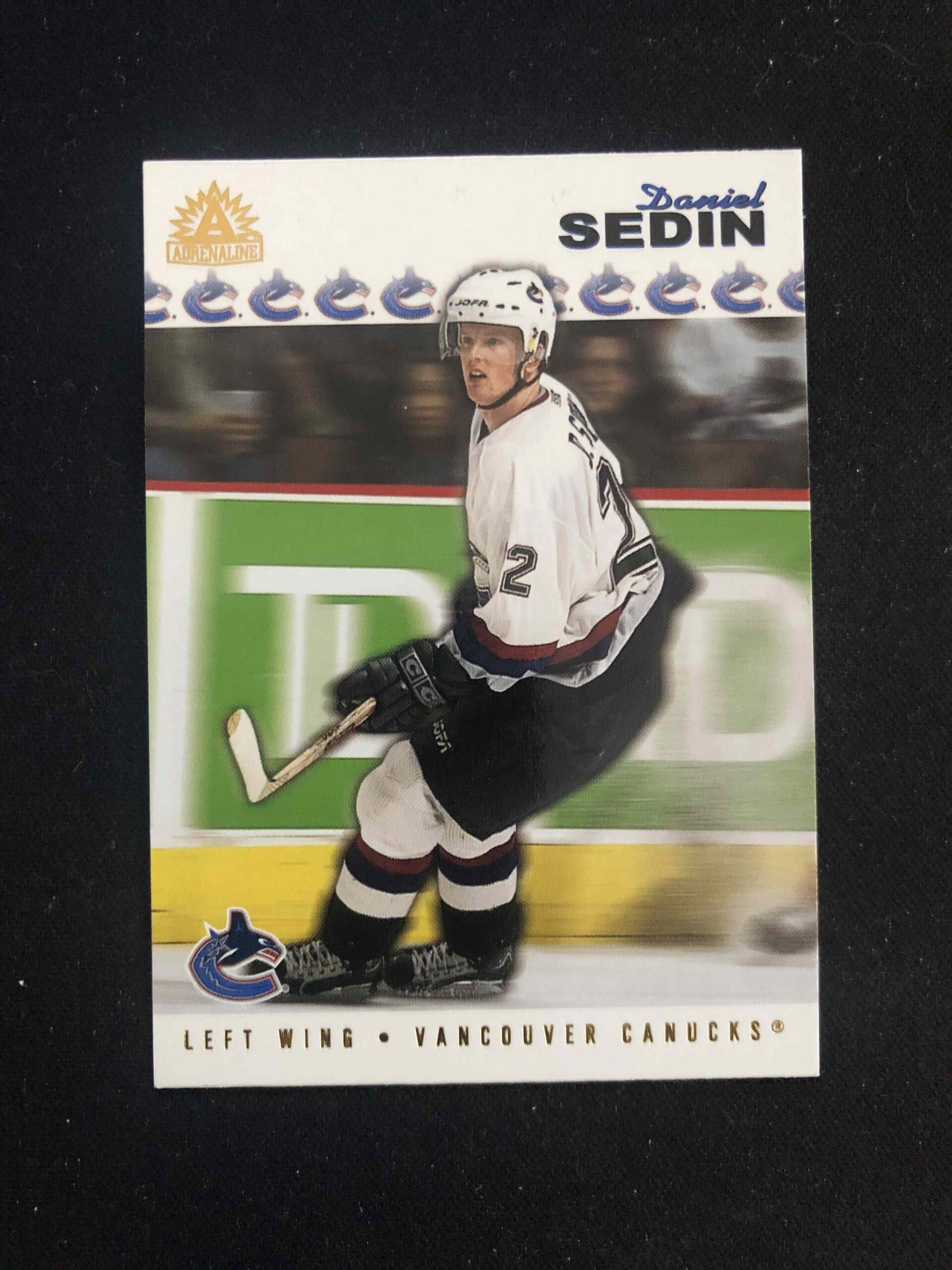 2001/2002 Pacific Adrenaline Base 192 Daniel Sedin