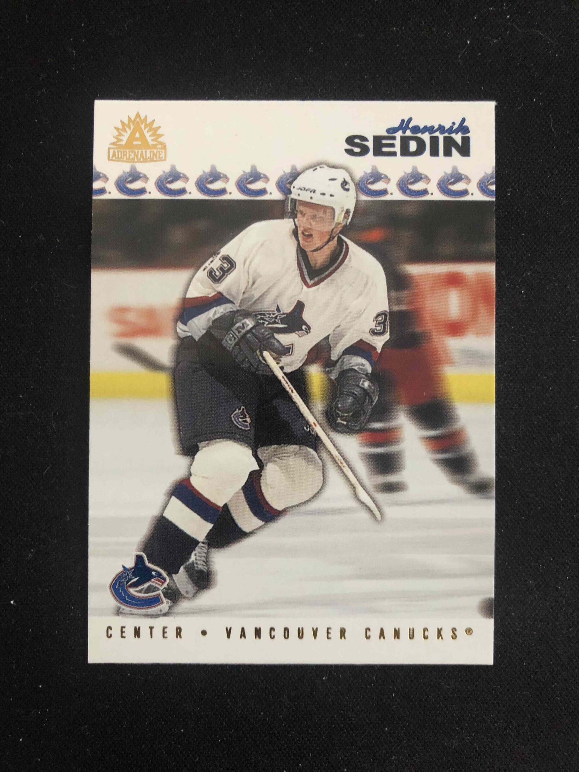 2001/2002 Pacific Adrenaline Base 193 Henrik Sedin