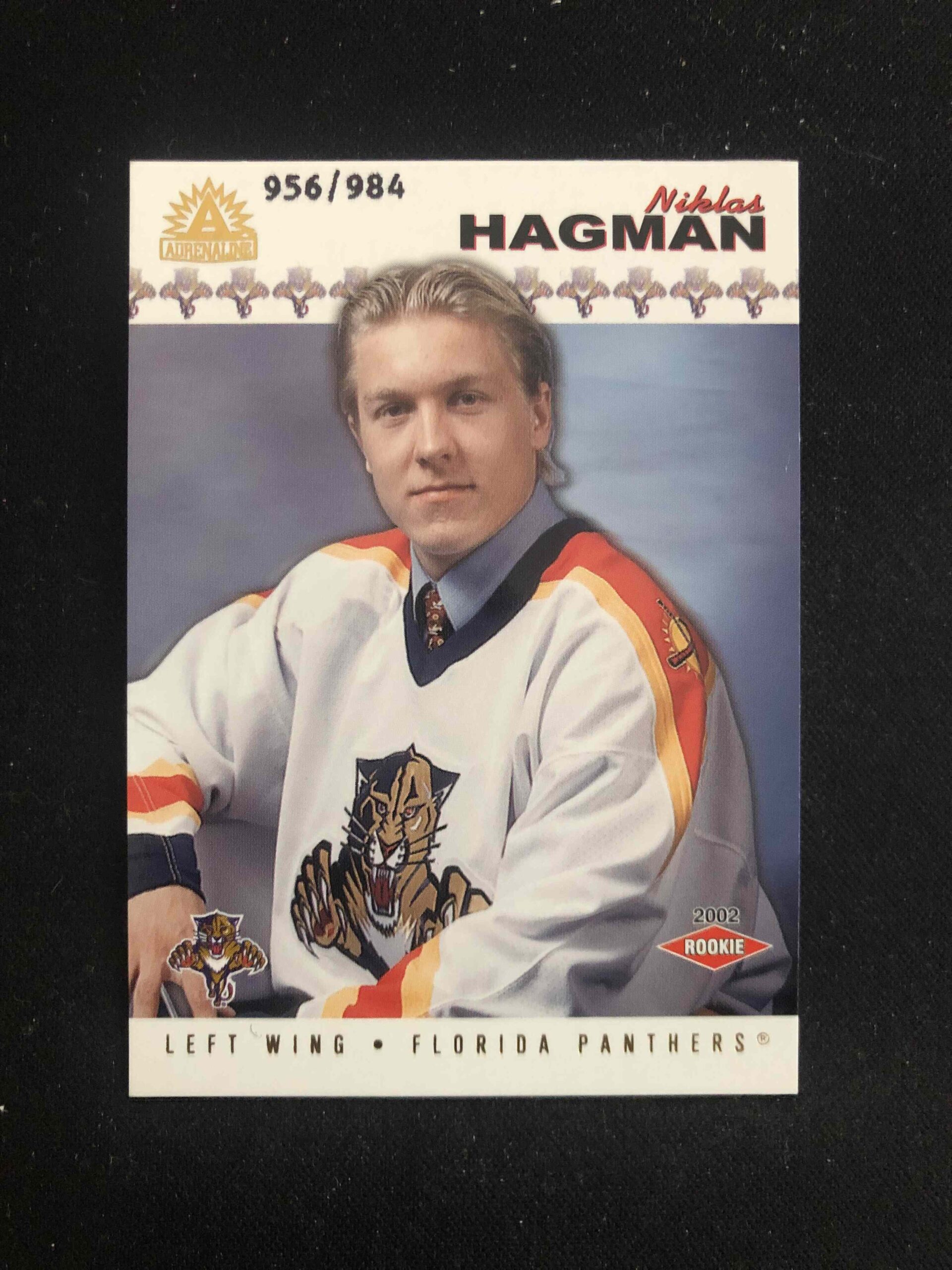 2001/2002 Pacific Adrenaline Base 209 Niklas Hagman 956/984
