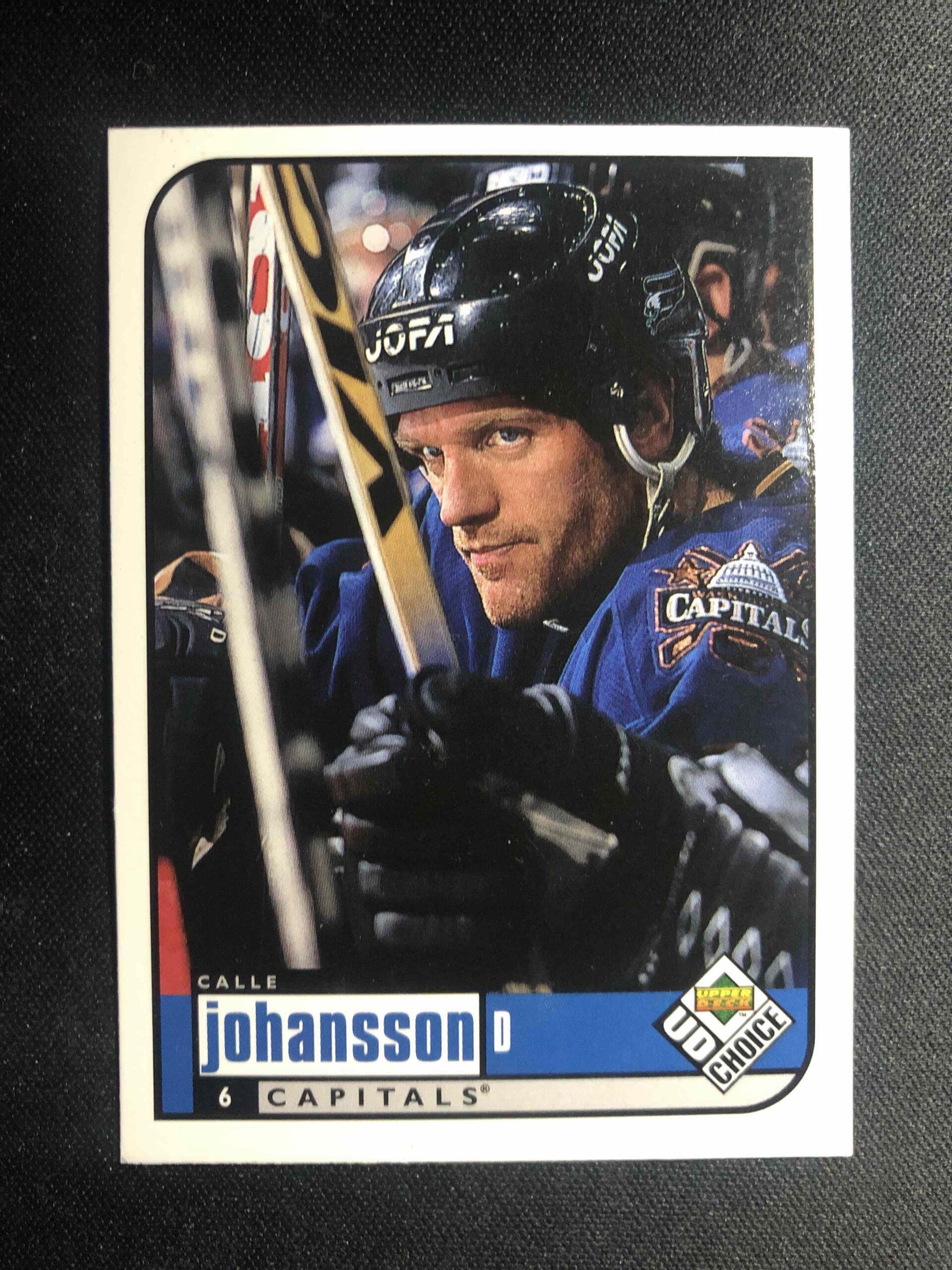 1998/1999 Upper Deck UD Choice Base 219 Calle Johansson