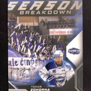 2025/2026 Sportzoo Play Off Season Breakdown SB-03 Tomáš Zohorna Inzert