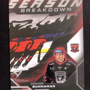 2025/2026 Sportzoo Play Off Season Breakdown SB-12 Connor Bunnaman Inzert