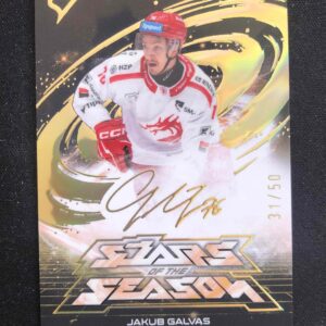 2025/2026 Sportzoo Play Off Stars of the Season Golden Script SS-23 Jakub Galvas Inzert 31/50