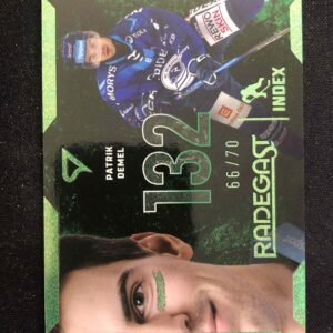 2025/2026 Sportzoo Play Off Radegast Index Shimmer Green RI-16 Patrik Demel Inzert 66/70