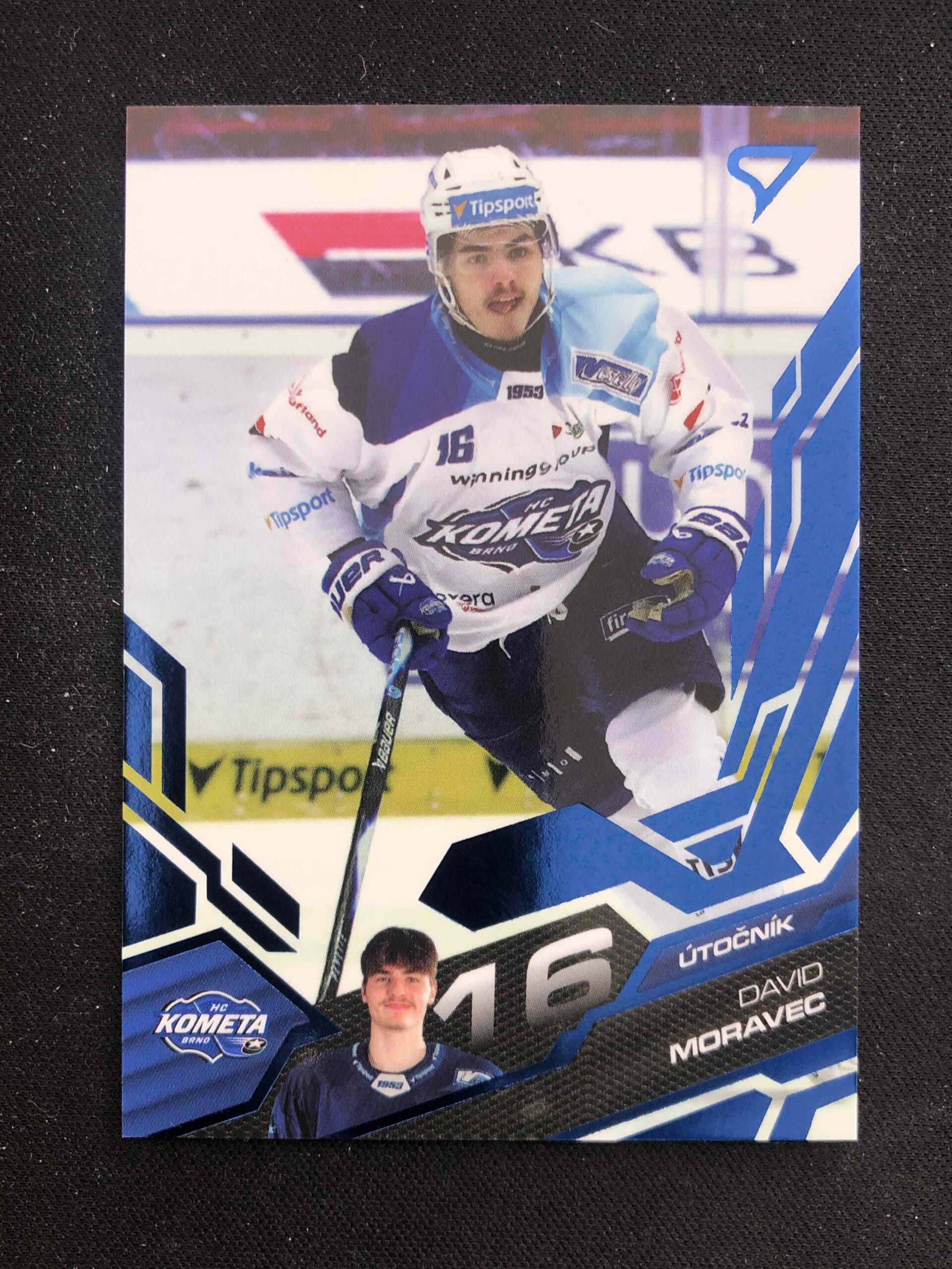 2025/2026 Sportzoo Play Off Base Update Azure Blue 363 David Moravec Paralel