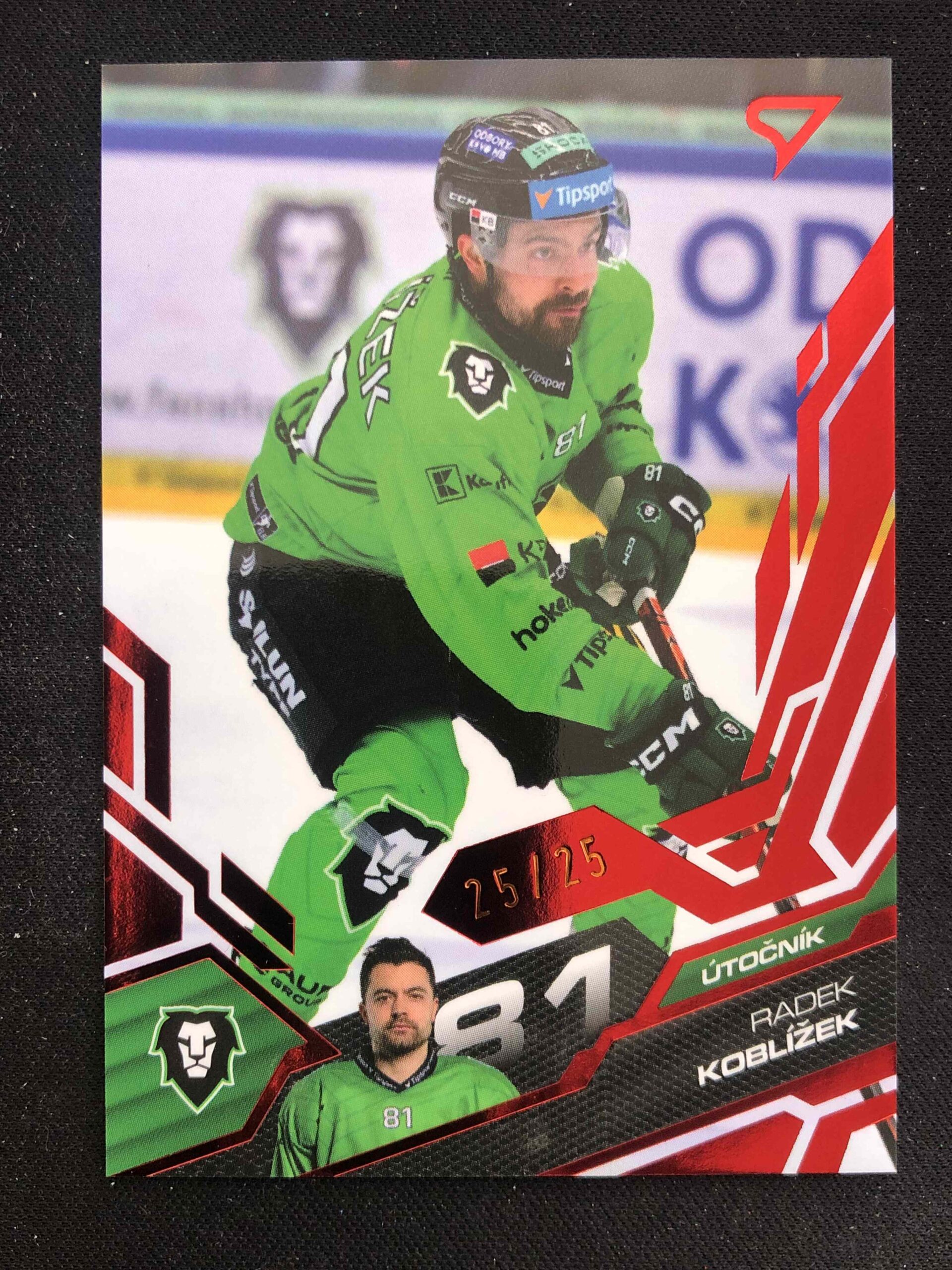2025/2026 Sportzoo Play Off Base Update Ruby Red 394 Radek Koblížek Paralel 25/25