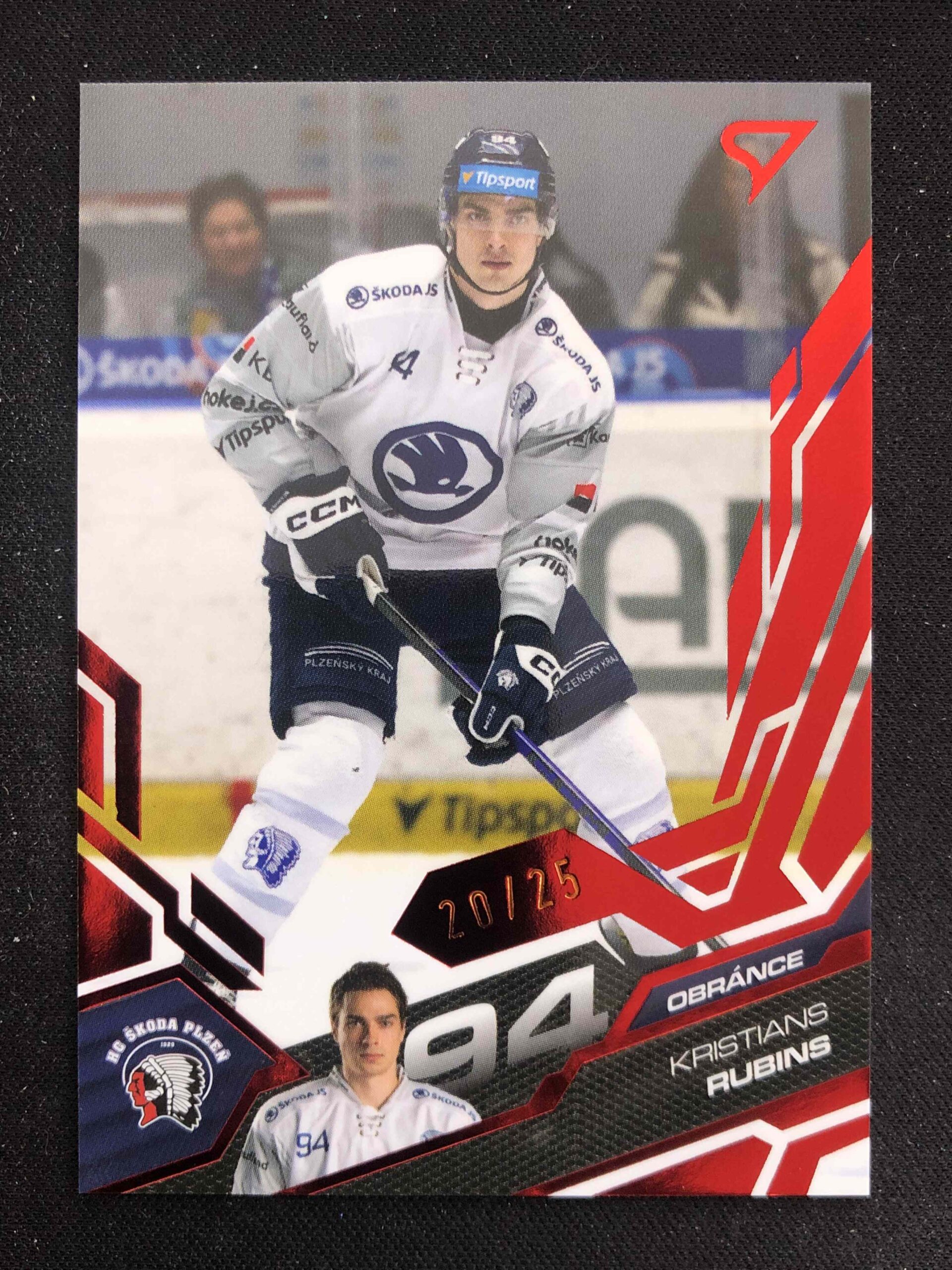 2025/2026 Sportzoo Play Off Base Update Ruby Red 405 Kristians Rubins Paralel 20/25