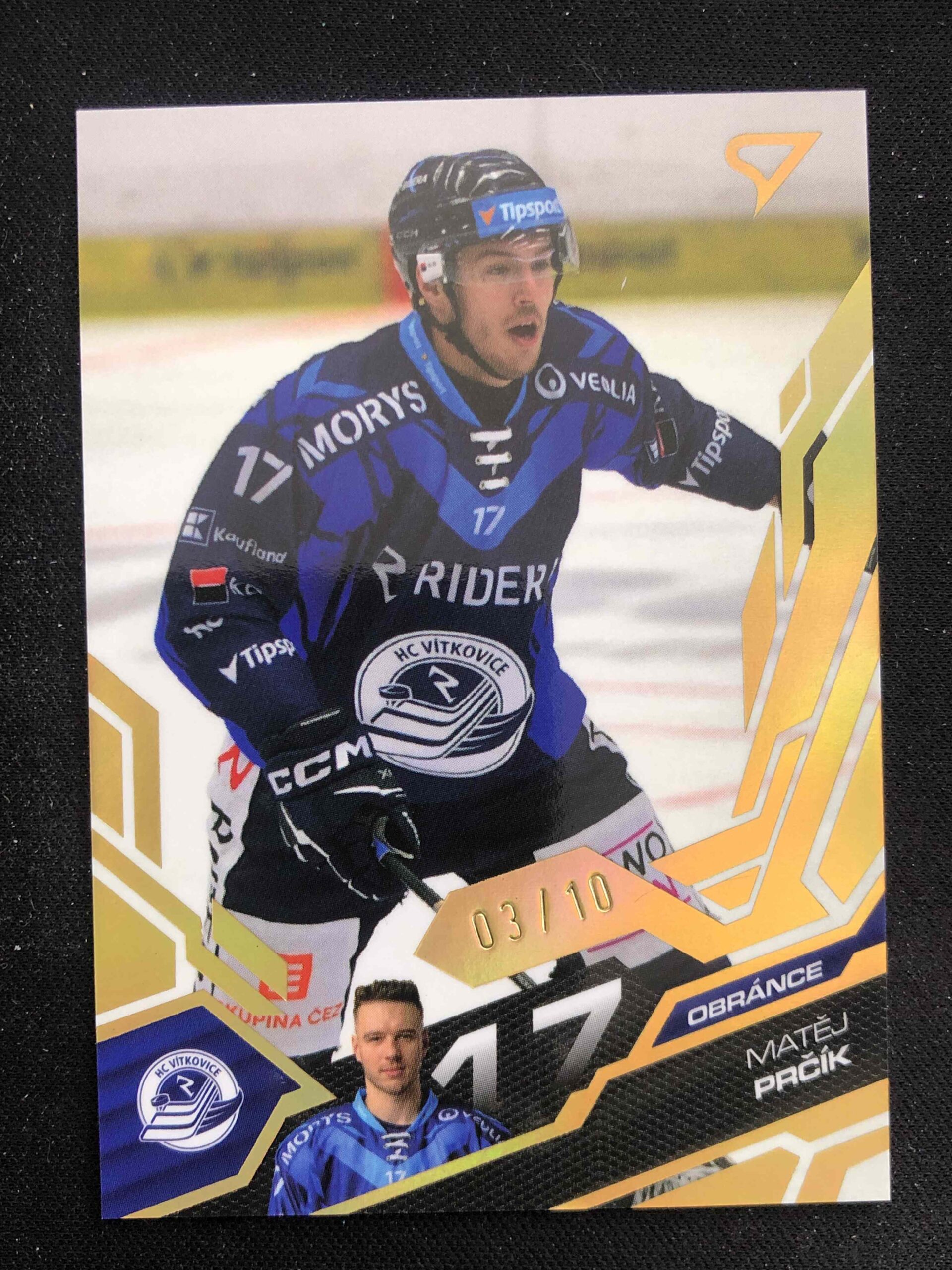 2025/2026 Sportzoo Play Off Base Update Amber Gold 413 Matěj Prčík Paralel 03/10