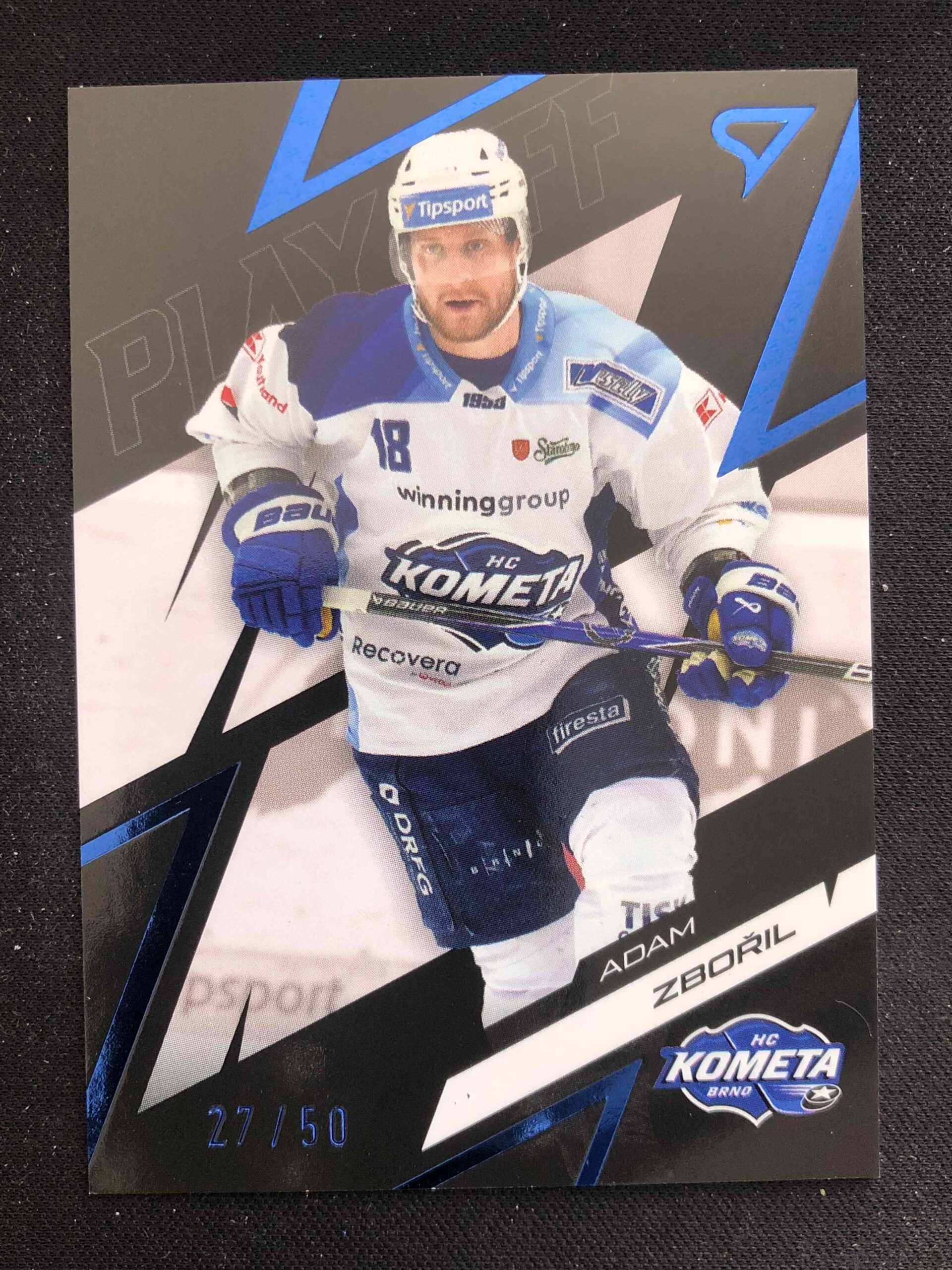 2025/2026 Sportzoo Play Off Azure Blue 5 Adam Zbořil Paralel 27/50