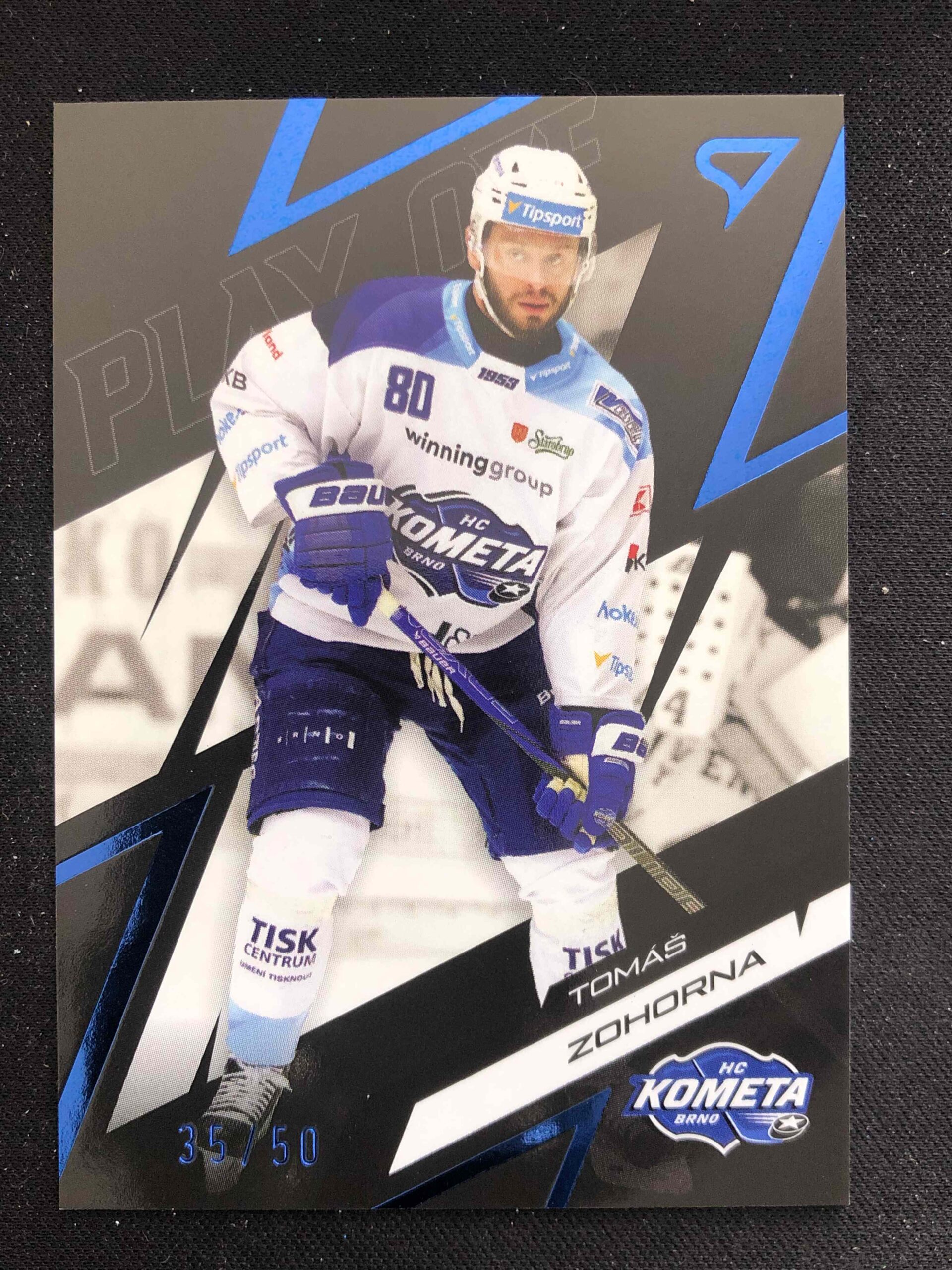 2025/2026 Sportzoo Play Off Azure Blue 6 Tomáš Zohorna Paralel 35/50