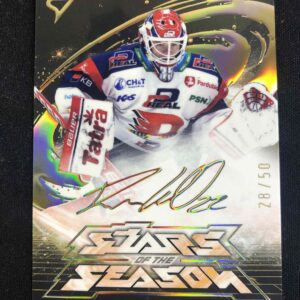 2025/2026 Sportzoo Play Off Stars of the Season Golden Script SS-04 Roman Will Inzert 28/50