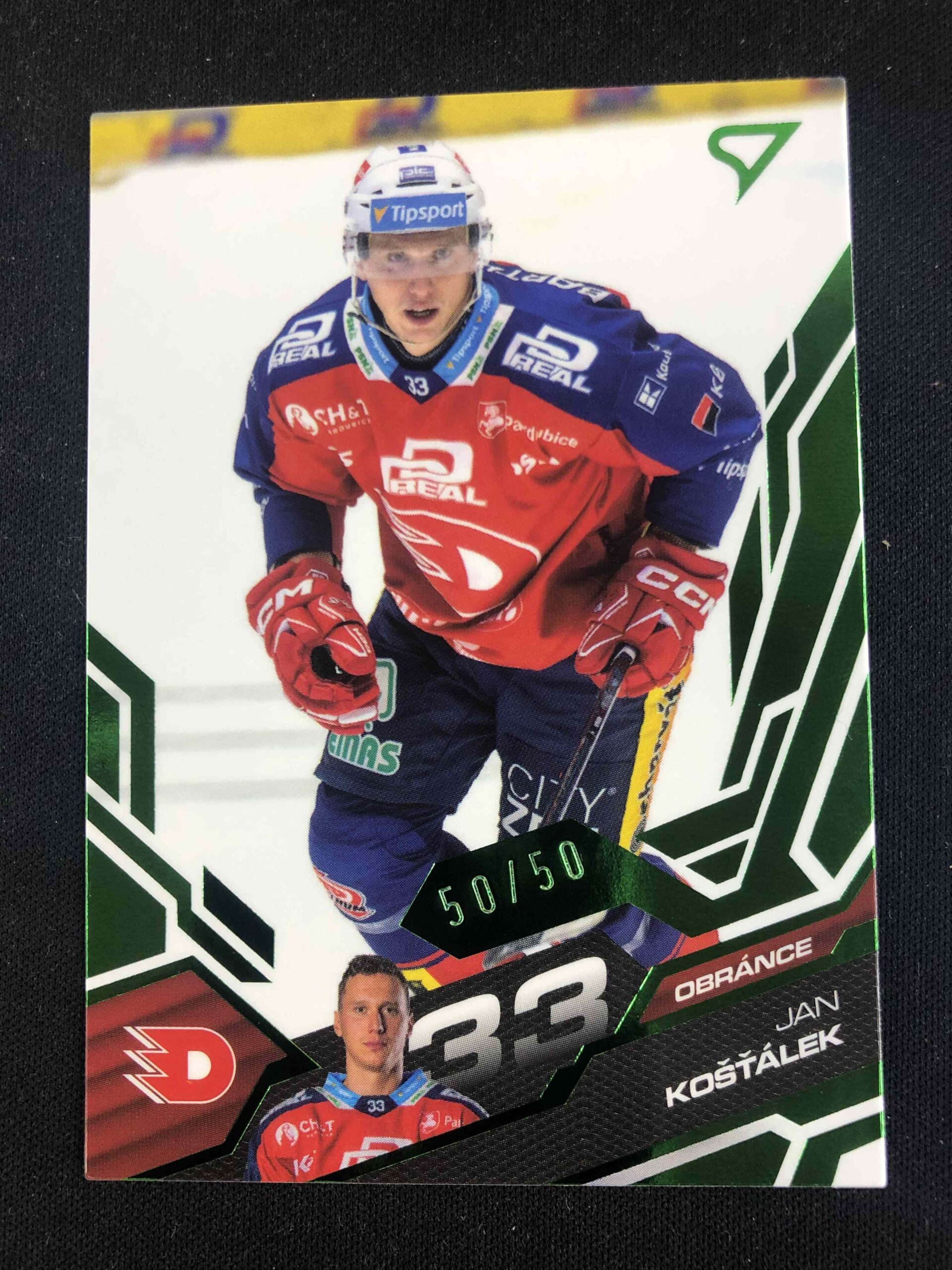 2025/2026 Sportzoo Serie 2 Emerald Green 262 Jan Košťálek Paralel 50/50