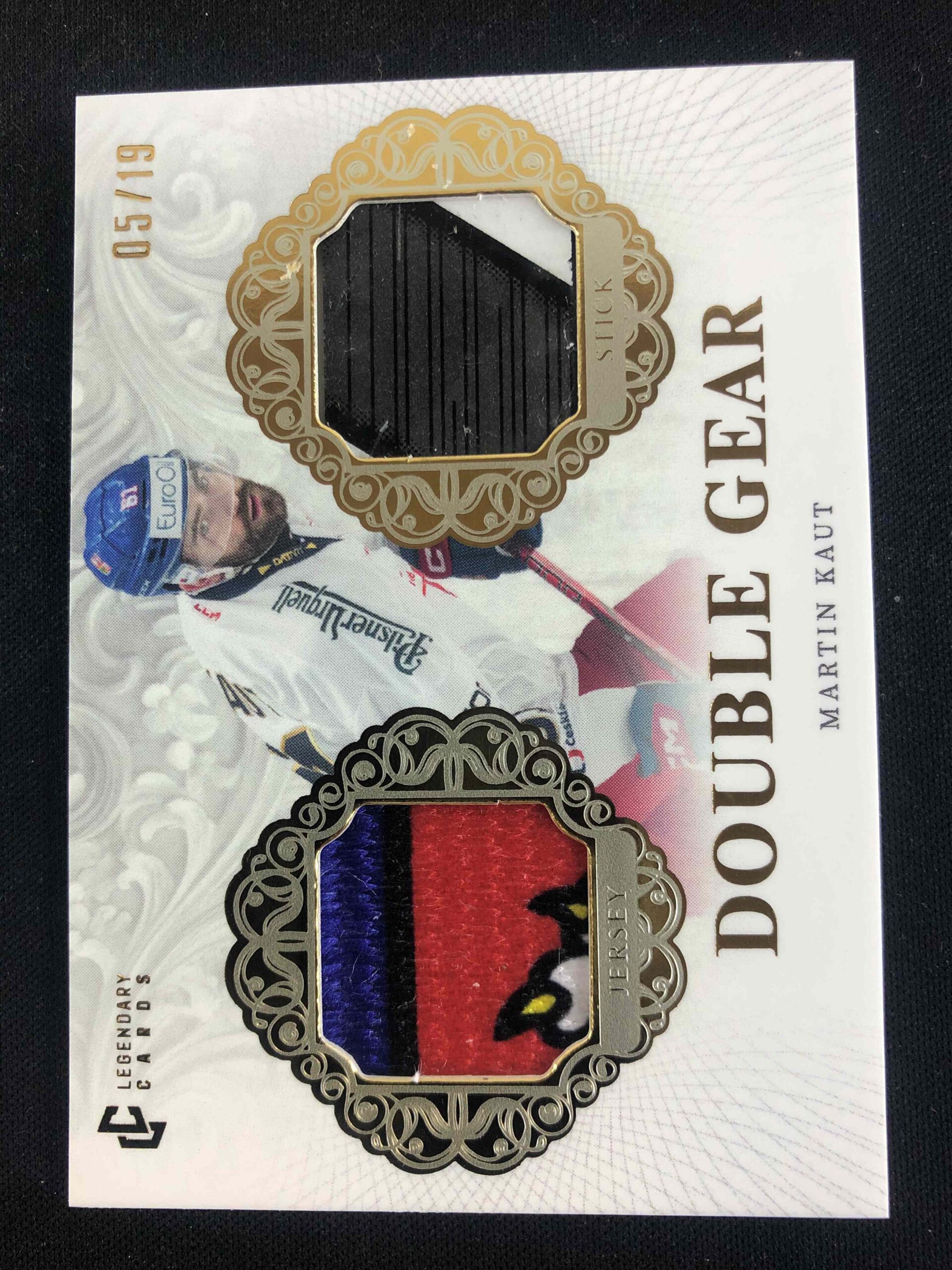 2024/2025 Legendary Cards Golden Double Gear DG-09 Martin Kaut Stick 05/19