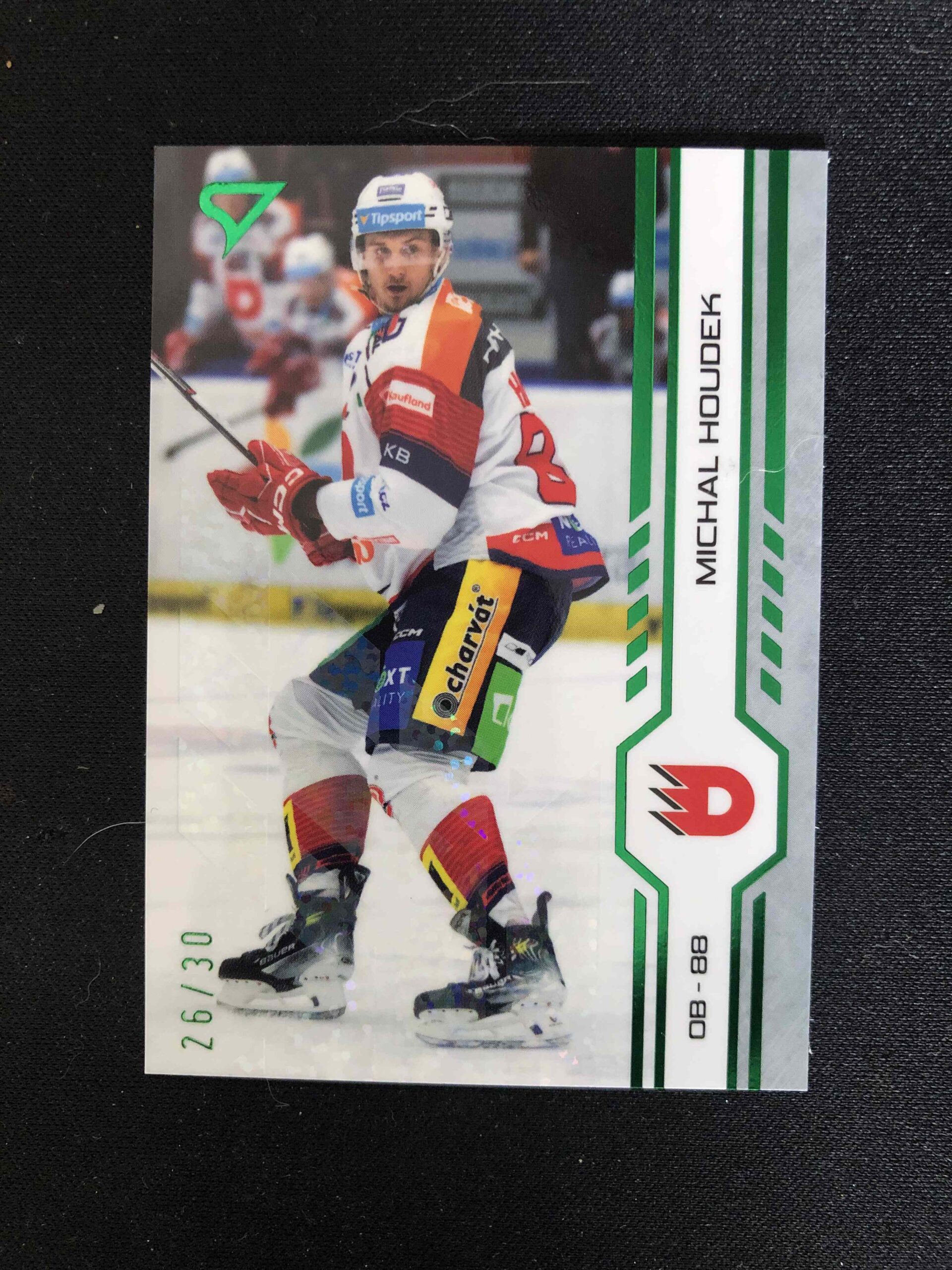 2024/2025 Sportzoo Serie 1 Green Glitter 24 Michal Houdek Paralel 26/30