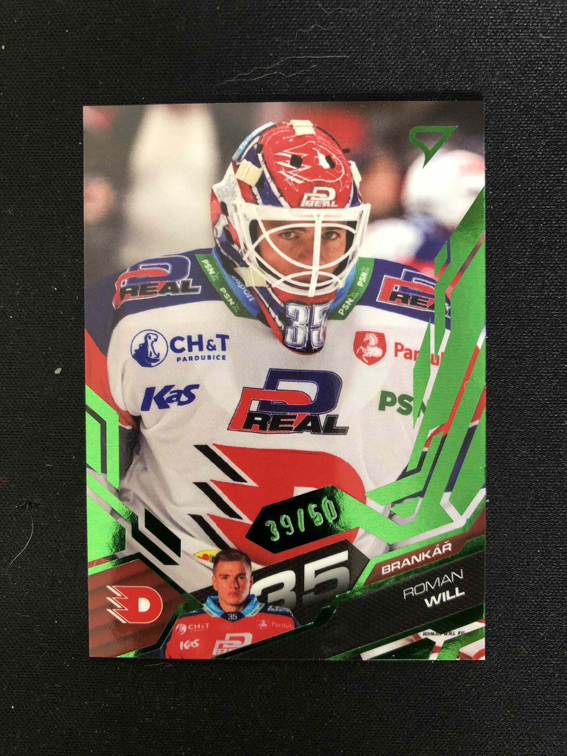 2025/2026 Sportzoo Serie 1 Emerald Green 20 Roman Will Paralel 39/50
