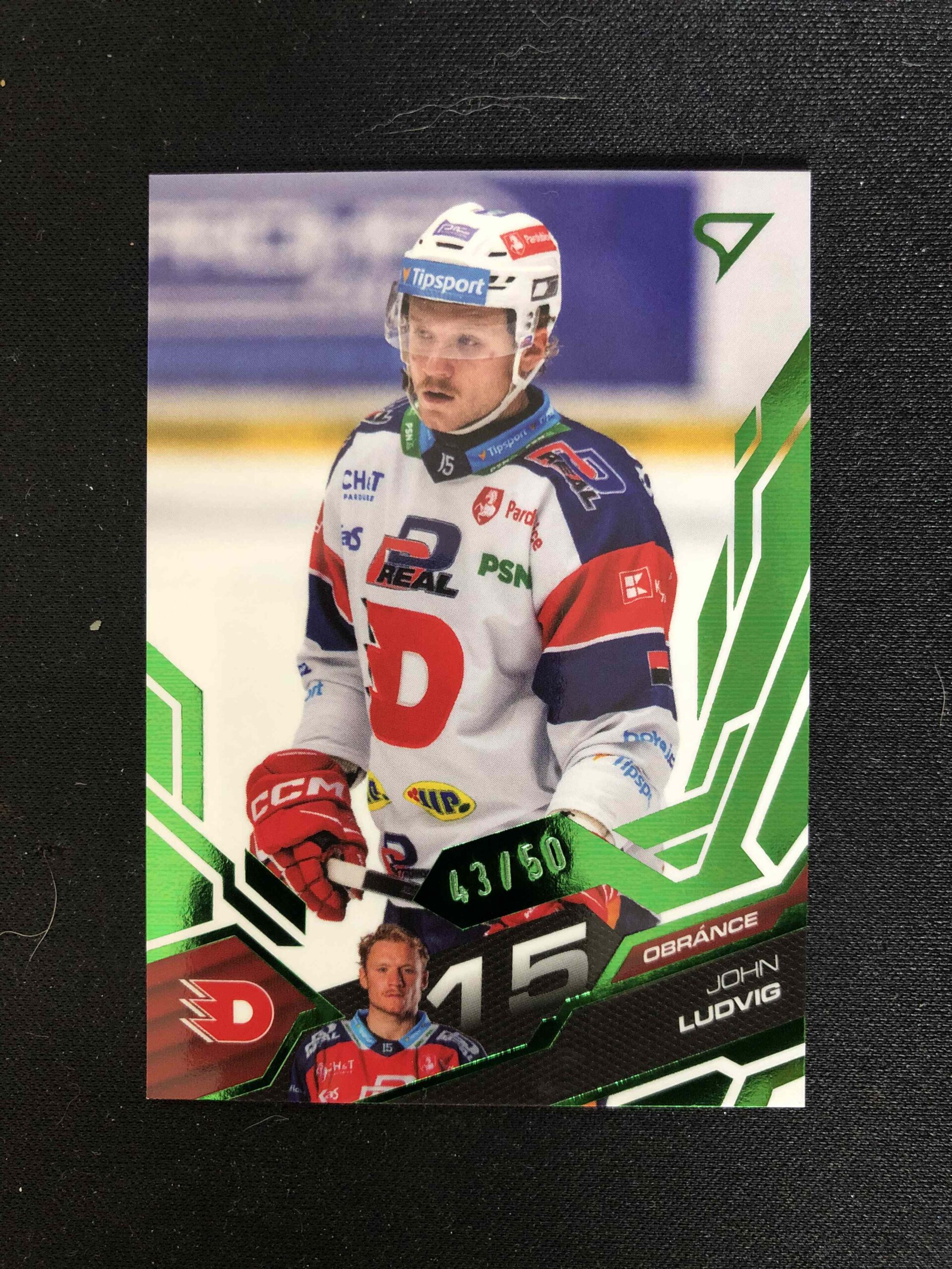 2025/2026 Sportzoo Serie 1 Emerald Green 24 John Ludvig Paralel 43/50