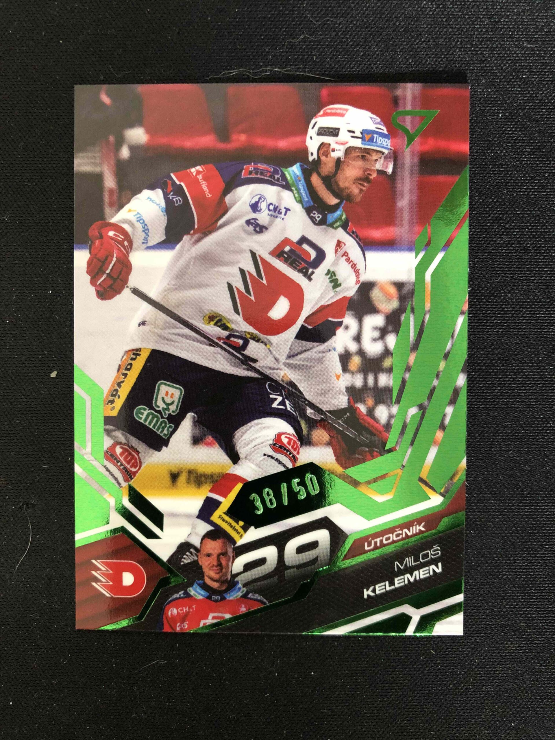 2025/2026 Sportzoo Serie 1 Emerald Green 28 Milos Kelemen Paralel 38/50