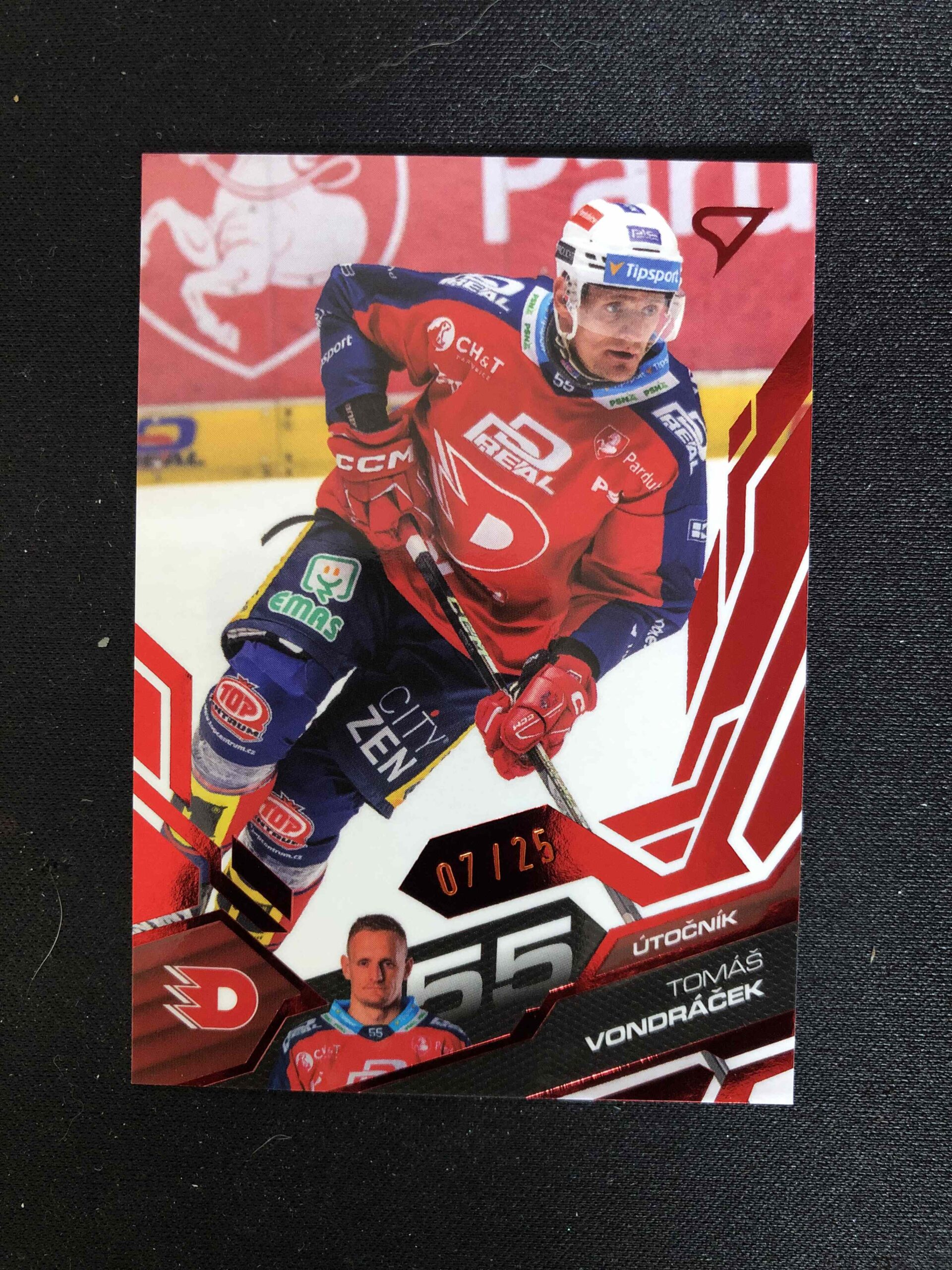 2025/2026 Sportzoo Serie 1 Ruby Red 36 Tomáš Vondráček Paralel 07/25
