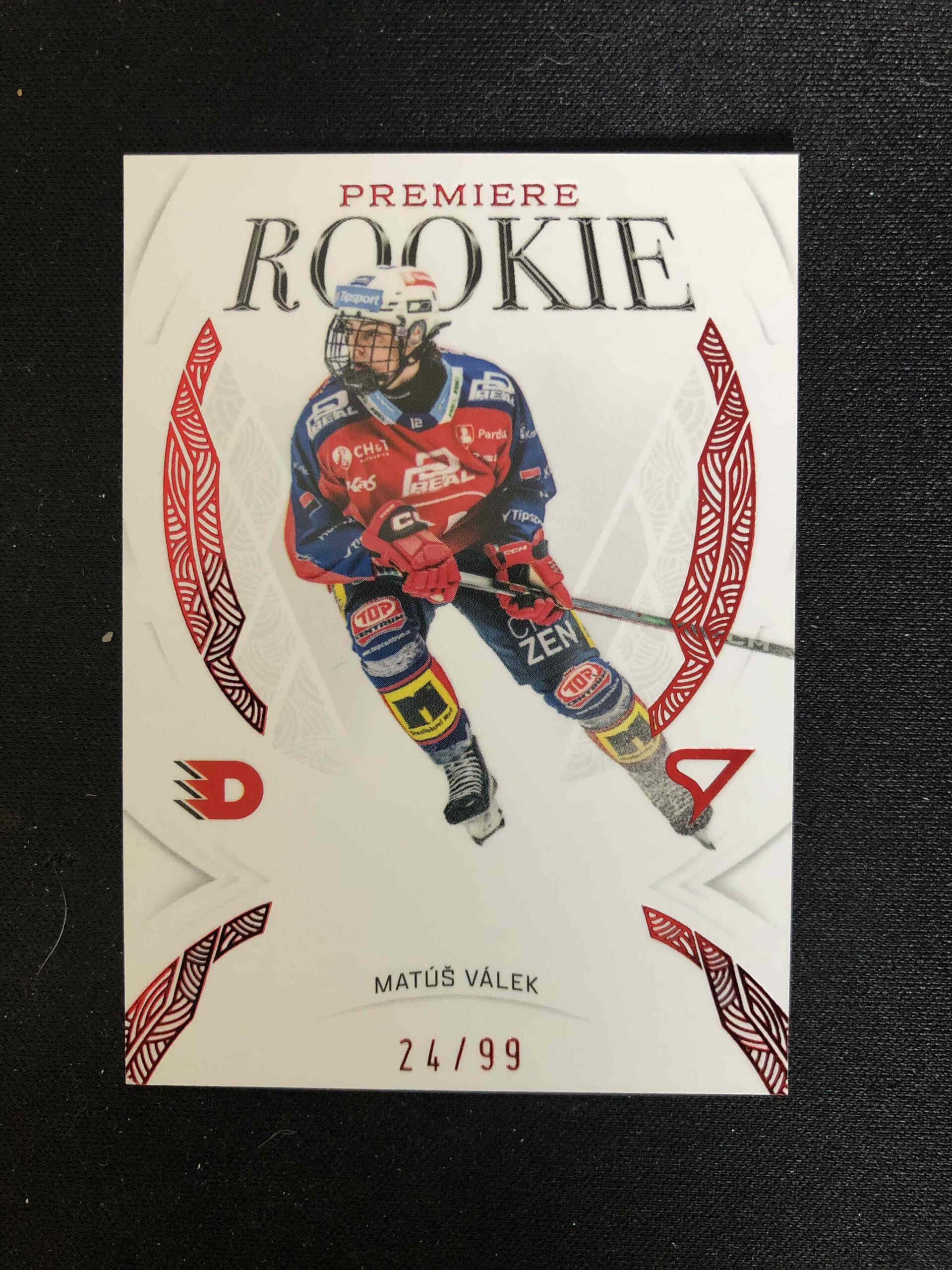 2025/2026 Sportzoo Serie 2 Rookie Premiere Garnet Red RP-10 Matúš Válek Inzert 24/99