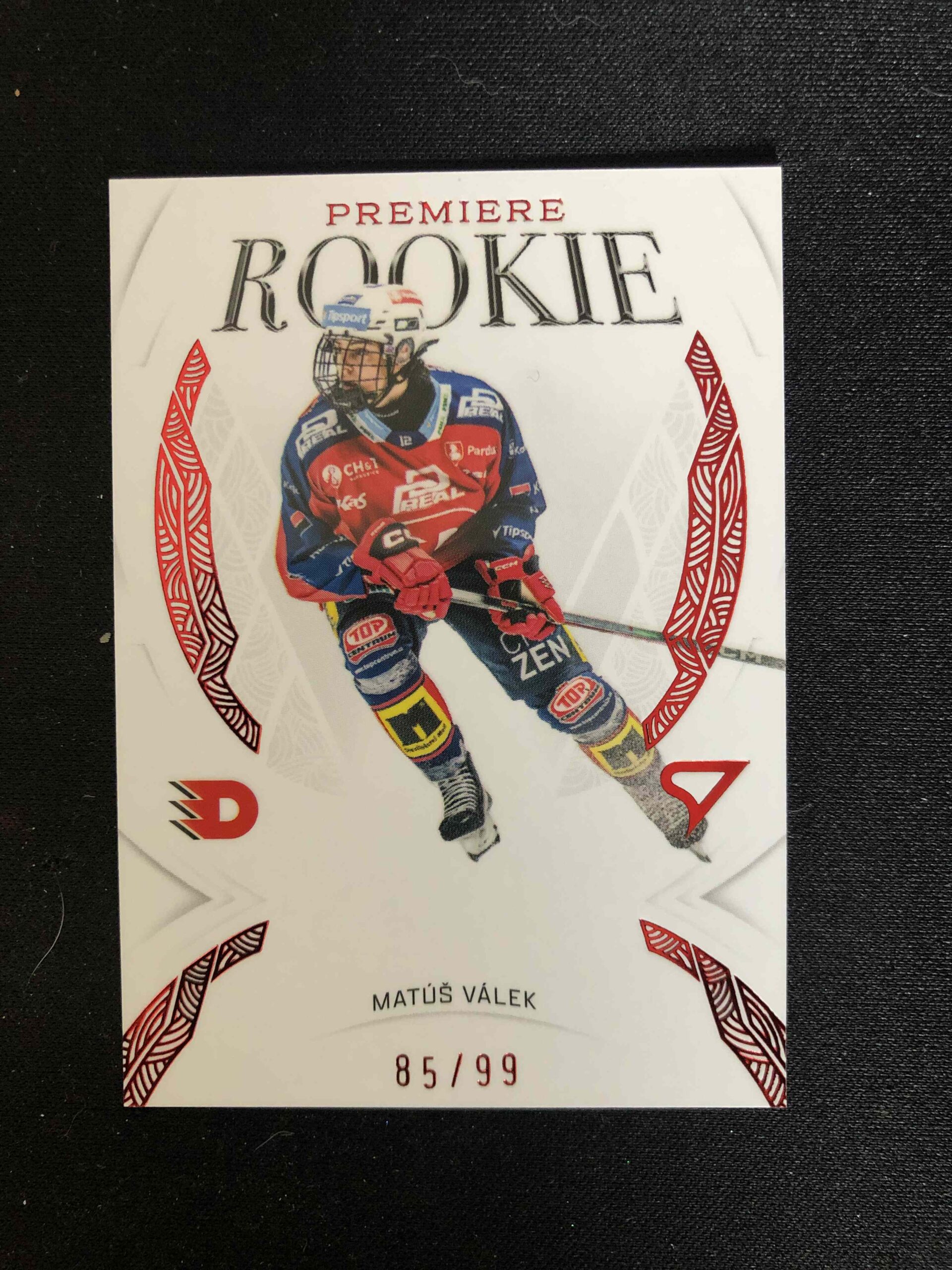 2025/2026 Sportzoo Serie 2 Rookie Premiere Garnet Red RP-10 Matúš Válek Inzert 85/99