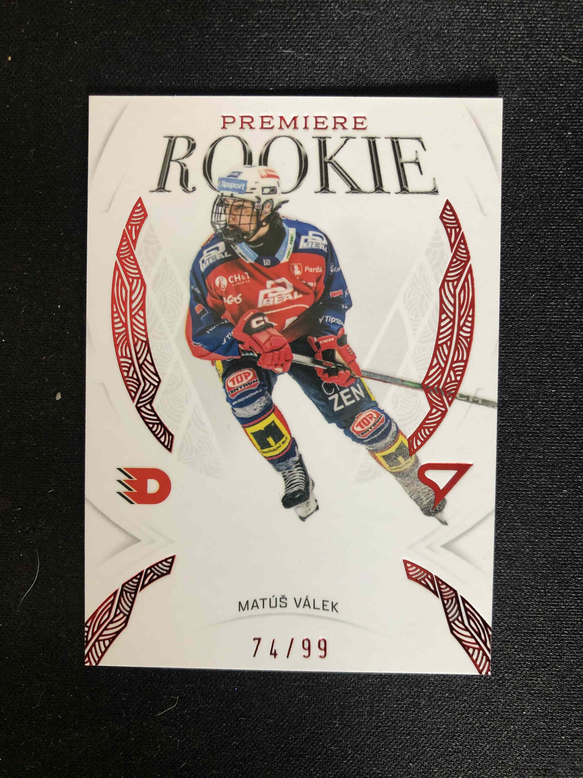 2025/2026 Sportzoo Serie 2 Rookie Premiere Garnet Red RP-10 Matúš Válek Inzert 74/99