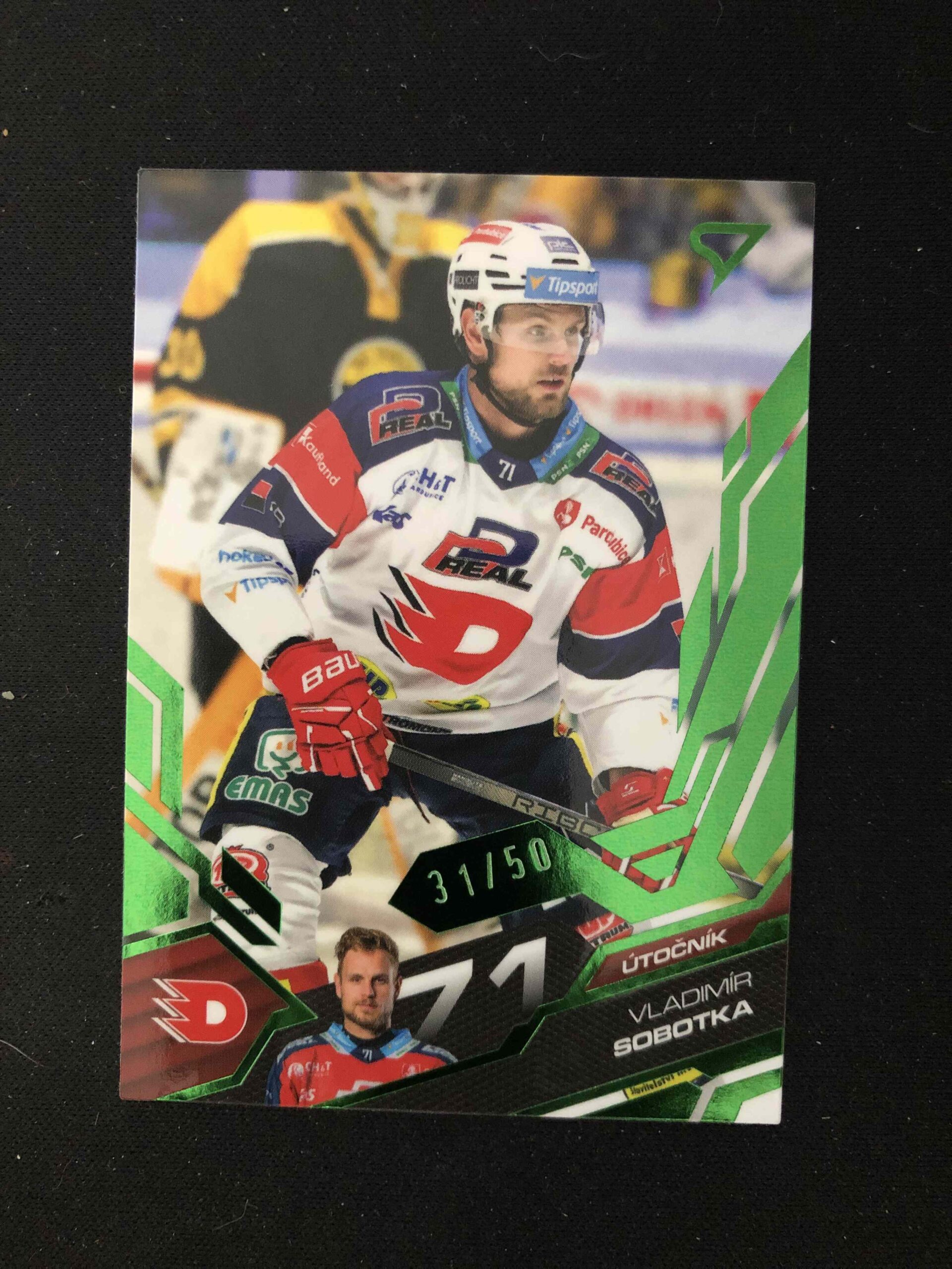 2025/2026 Sportzoo Serie 2 Emerald Green 267 Vladimír Sobotka Paralel 31/50