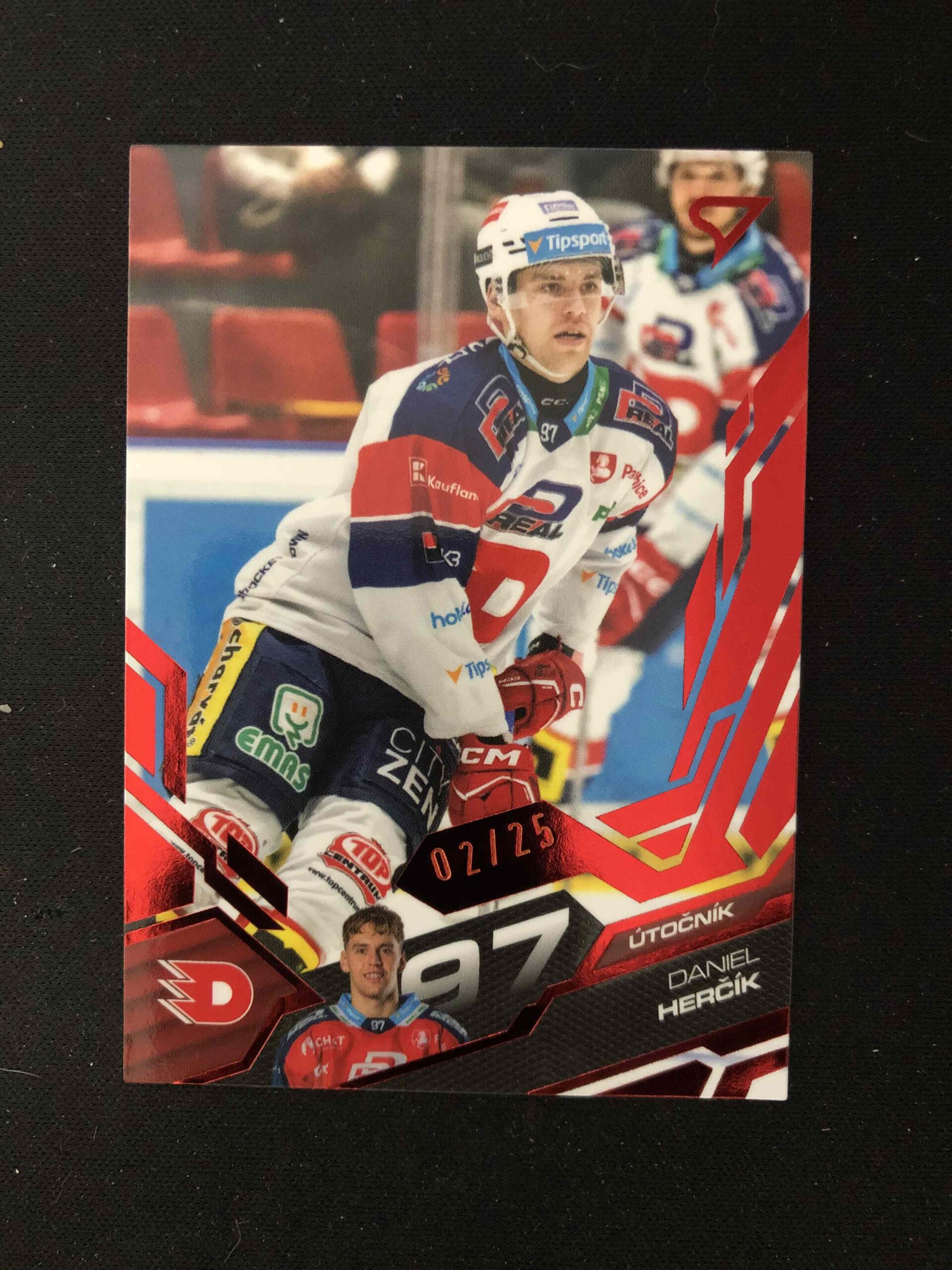 2025/2026 Sportzoo Serie 2 Ruby Red 264 Daniel Herčík Paralel 02/25