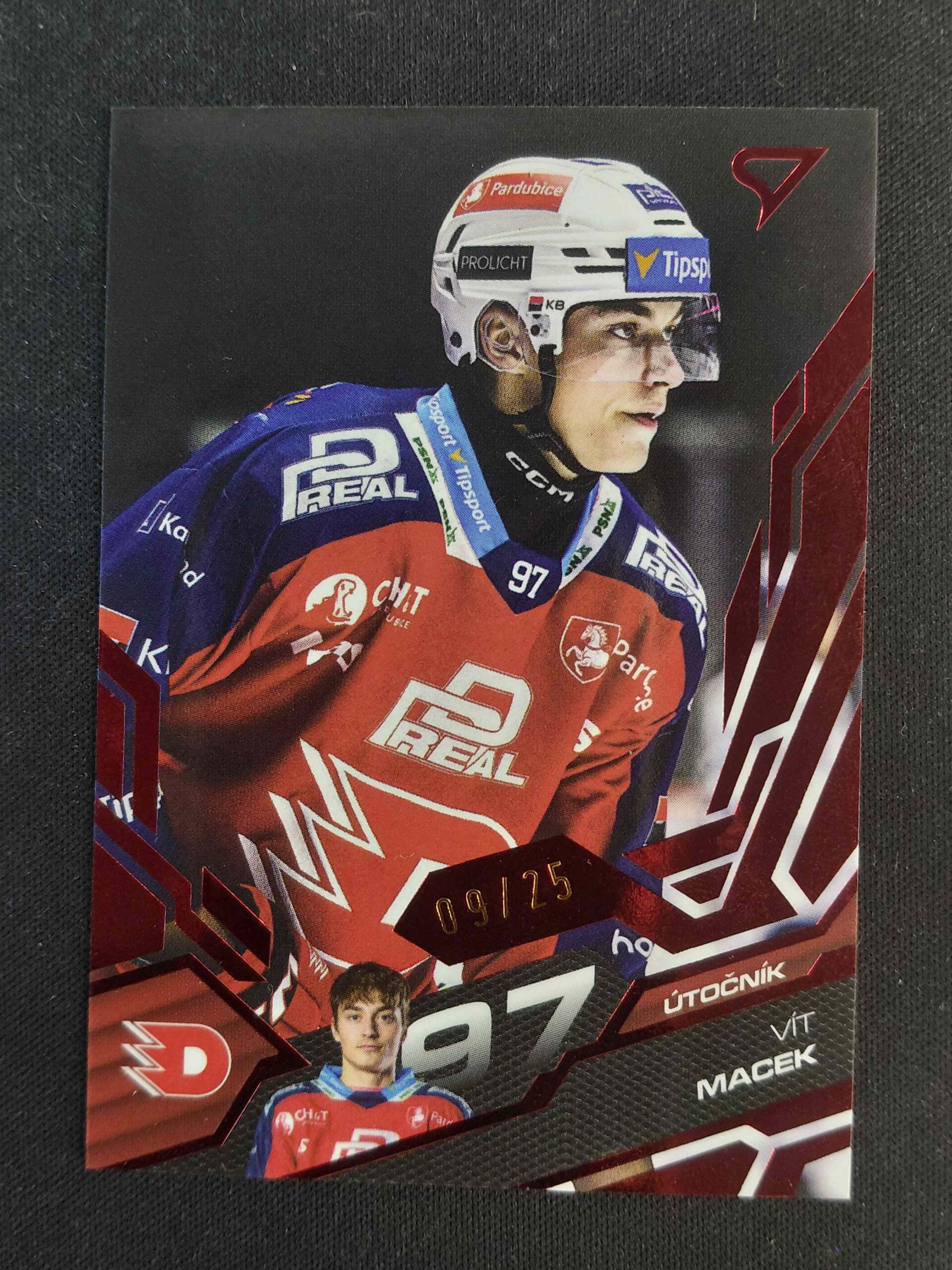 2025/2026 Sportzoo Play Off Base Update Ruby Red 368 Vít Macek Paralel 09/25