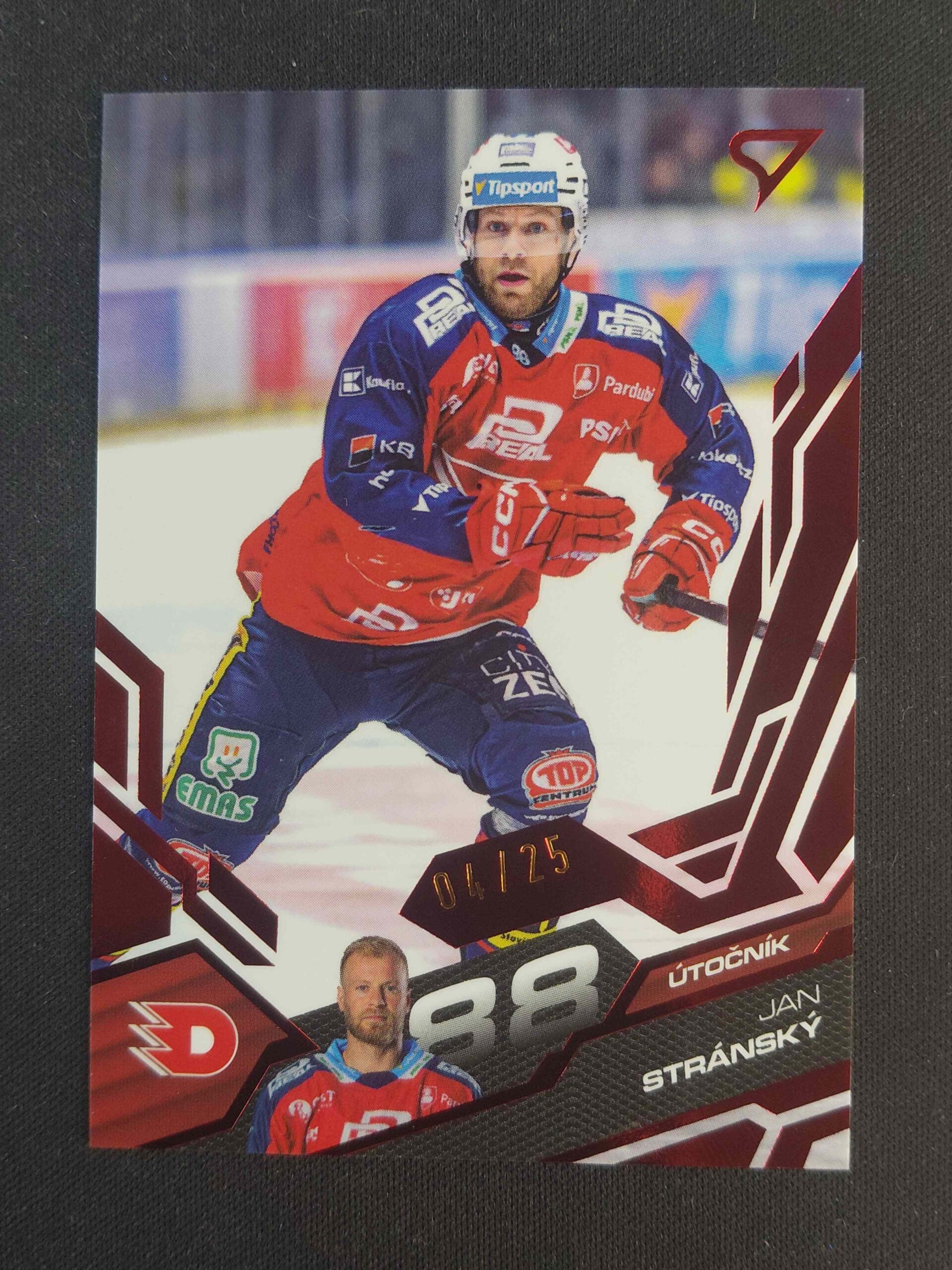2025/2026 Sportzoo Play Off Base Update Ruby Red 369 Jan Stránský Paralel 04/25