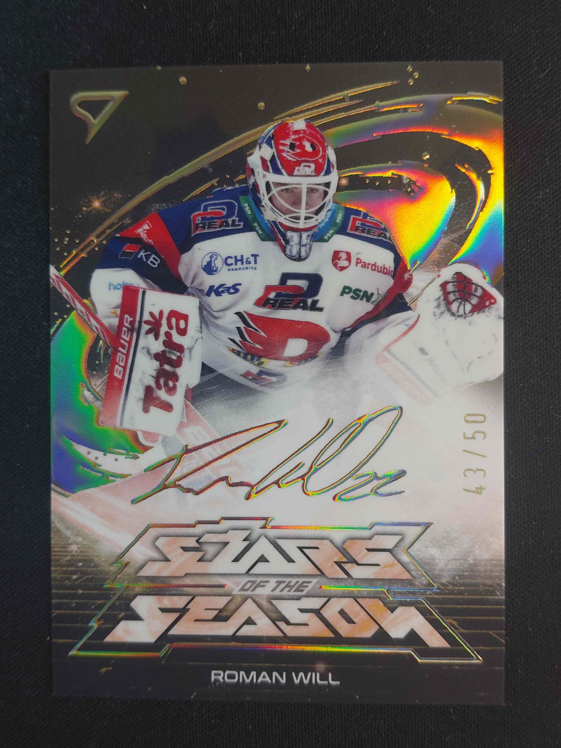 2025/2026 Sportzoo Play Off Stars of the Season Golden Script SS-04 Roman Will Inzert 43/50