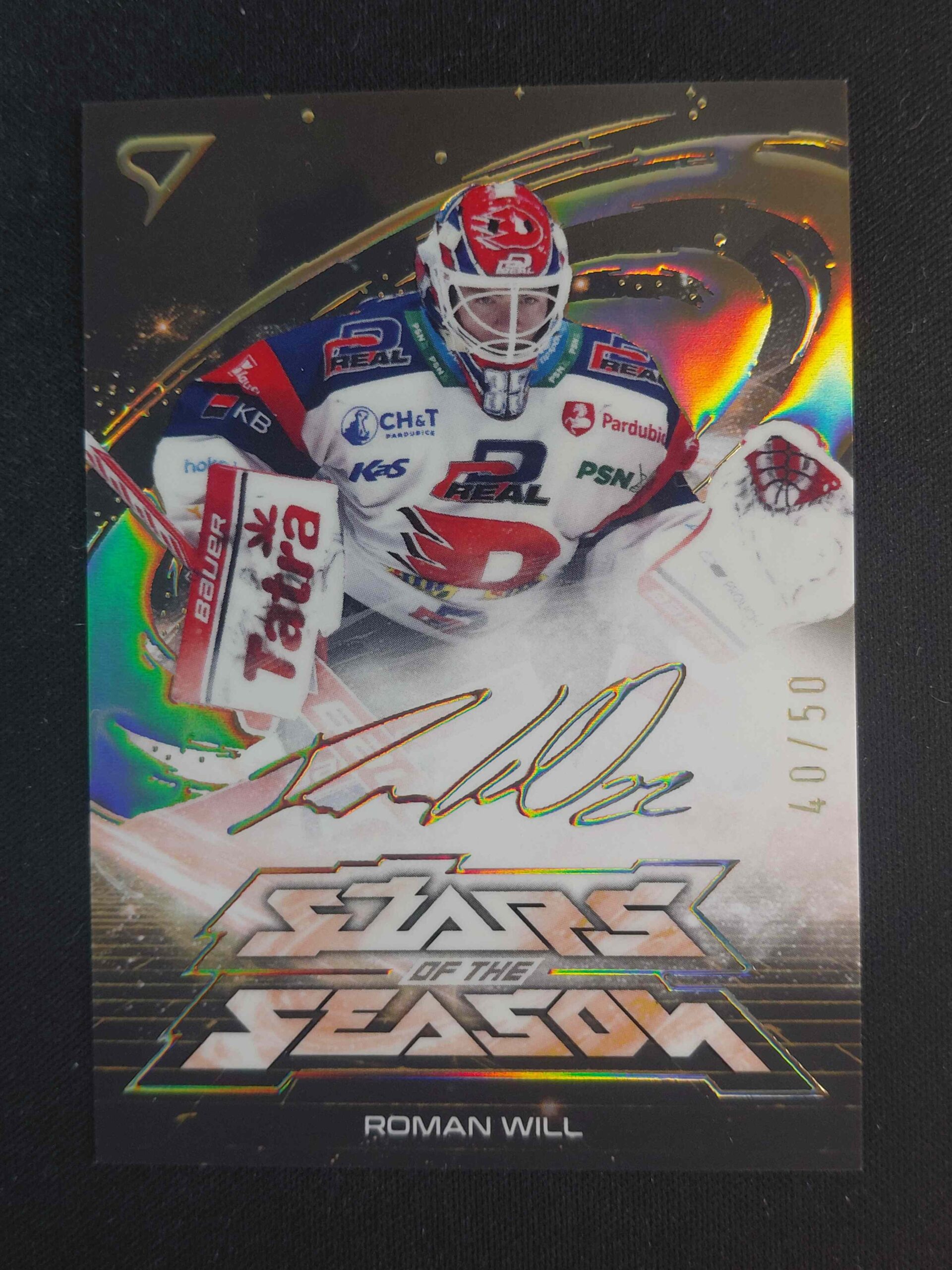 2025/2026 Sportzoo Play Off Stars of the Season Golden Script SS-04 Roman Will Inzert 40/50