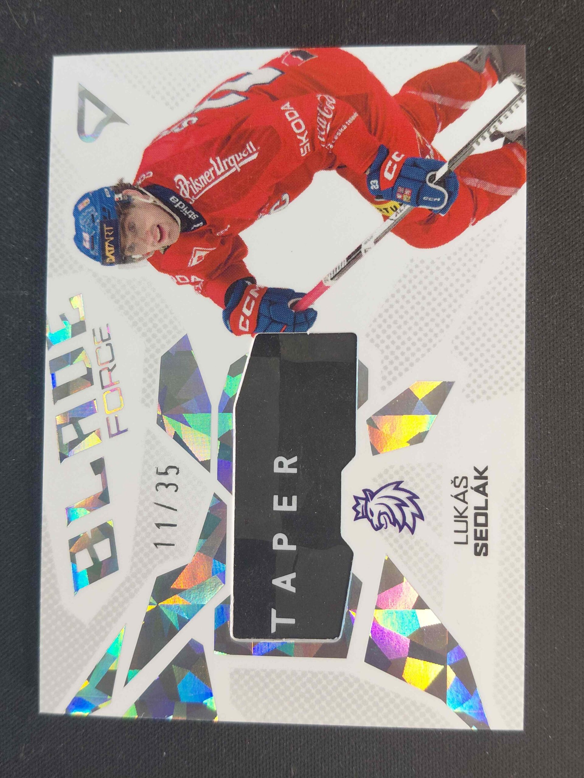 2026 Sportzoo Hokejové Česko Blade Force Iceberg Silver BF-LS Lukáš Sedlák Stick 11/35