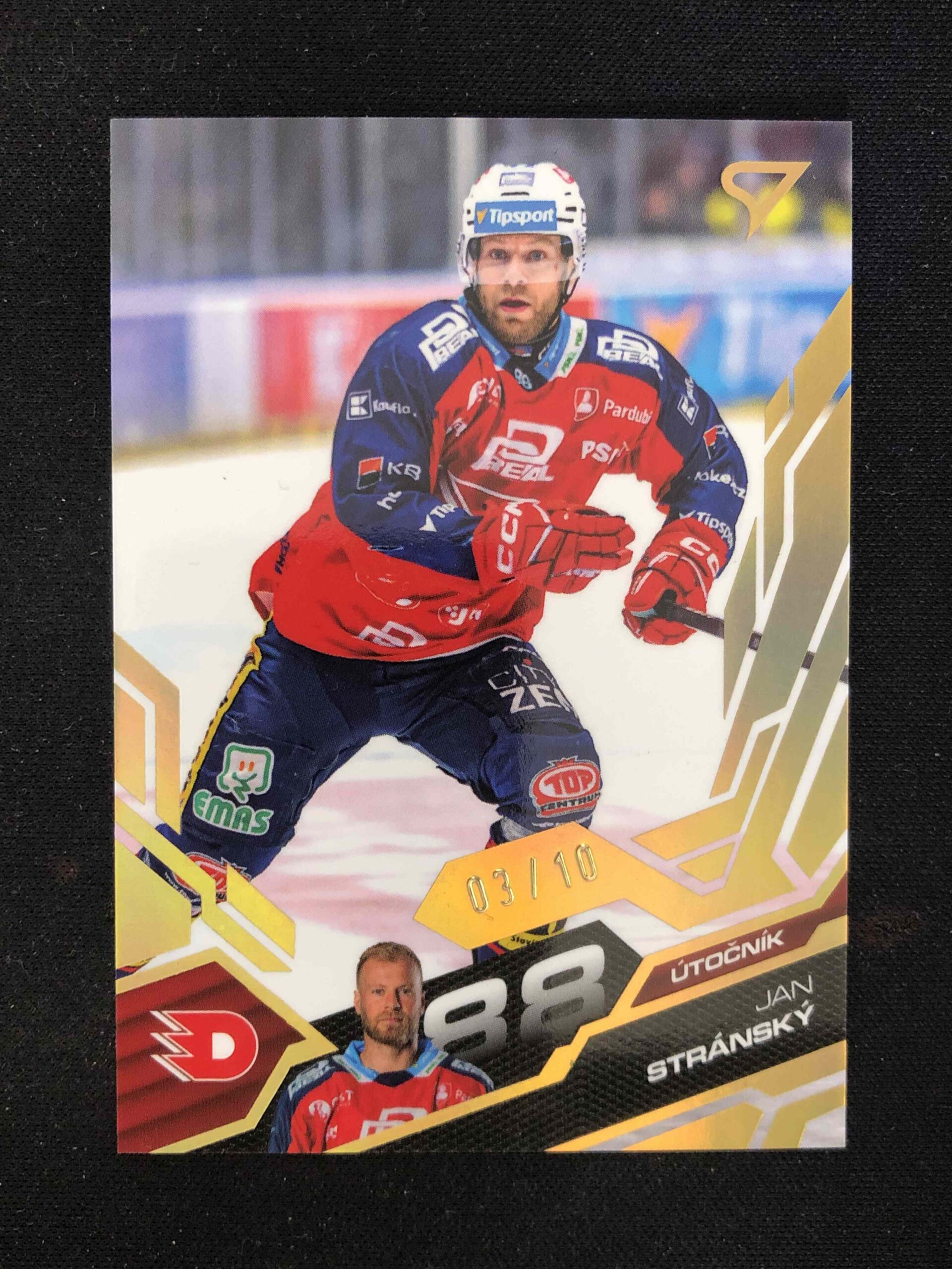2025/2026 Sportzoo Play Off Base Update Amber Gold 369 Jan Stránský Paralel 03/10