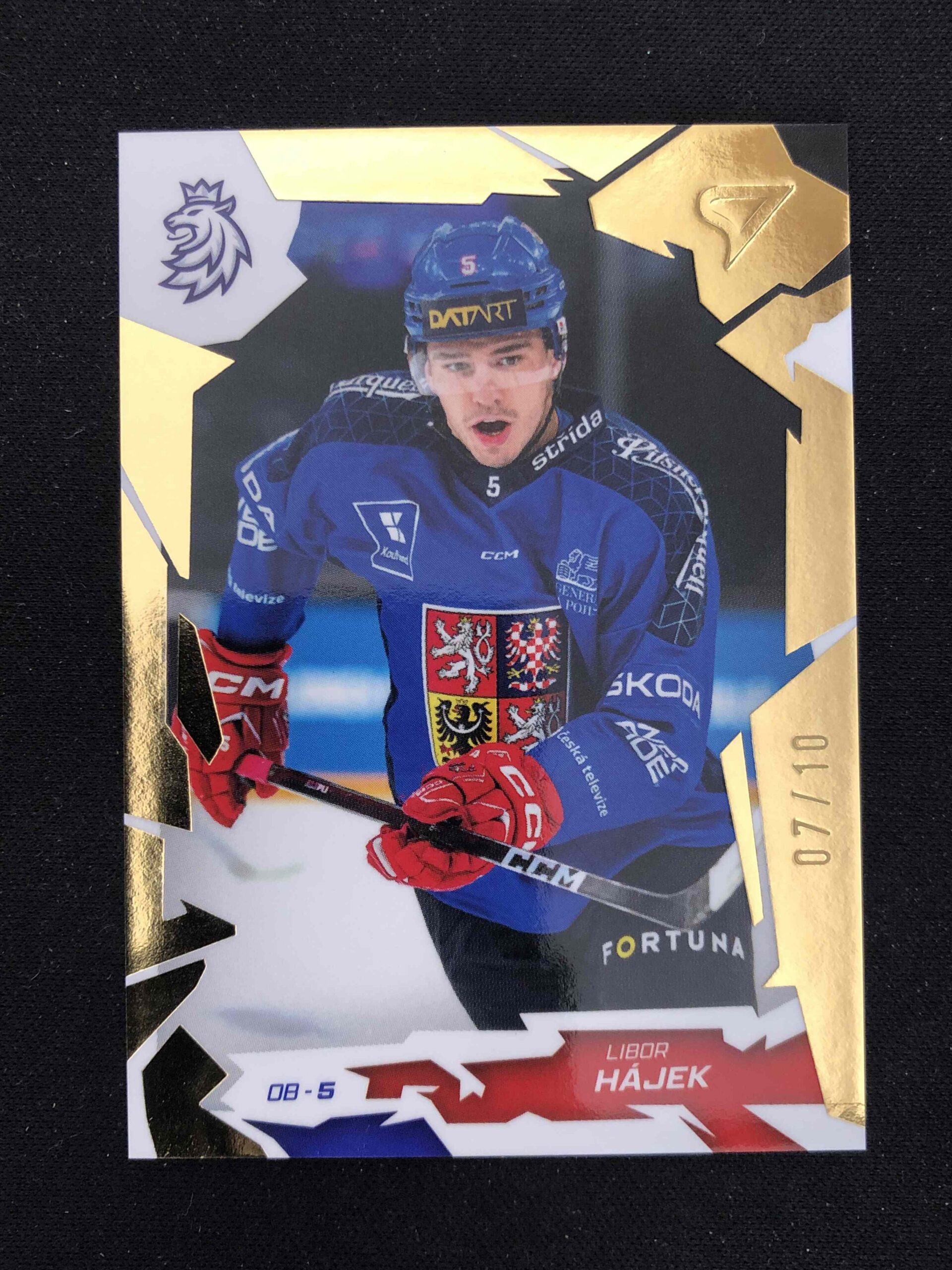 2026 Sportzoo Hokejové Česko Buff Gold 10 Libor Hájek Paralel 07/10