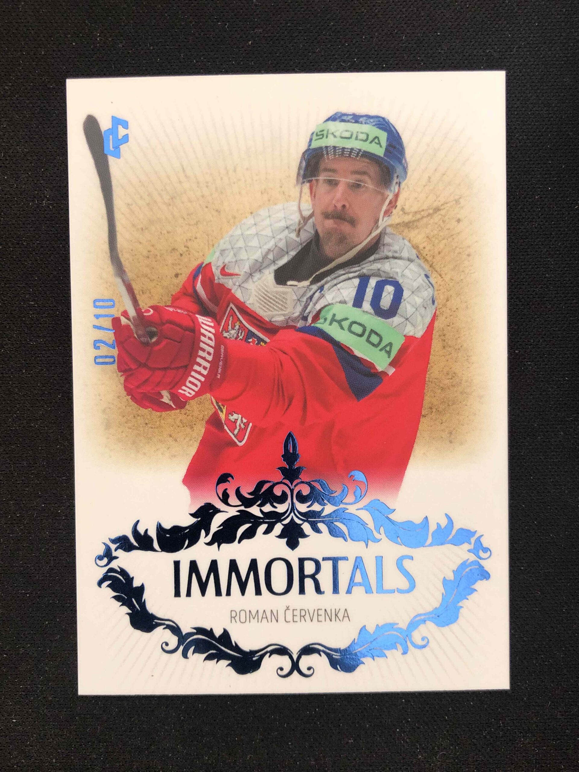 2024/2025 Legendary Cards Series 2 Immortals Blue IM-33 Roman Červenka Inzert 02/10