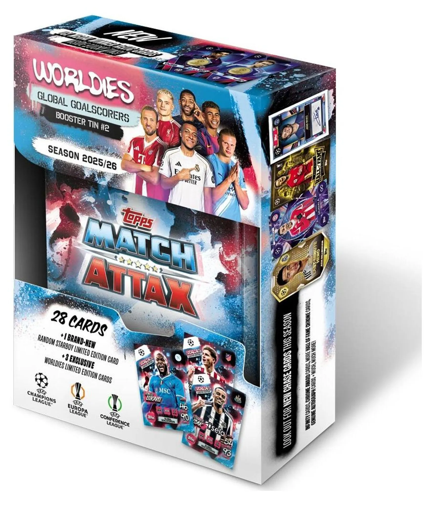 2025/2026 Topps Match Attax UEFA Club Competitions Mini Tin 2 Global Goalscorers