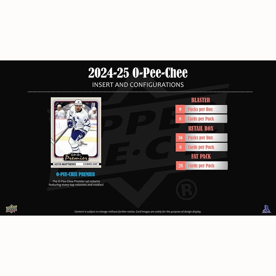 2024/2025 Upper Deck O-Pee-Chee Hockey Blaster box - Obrázek 4