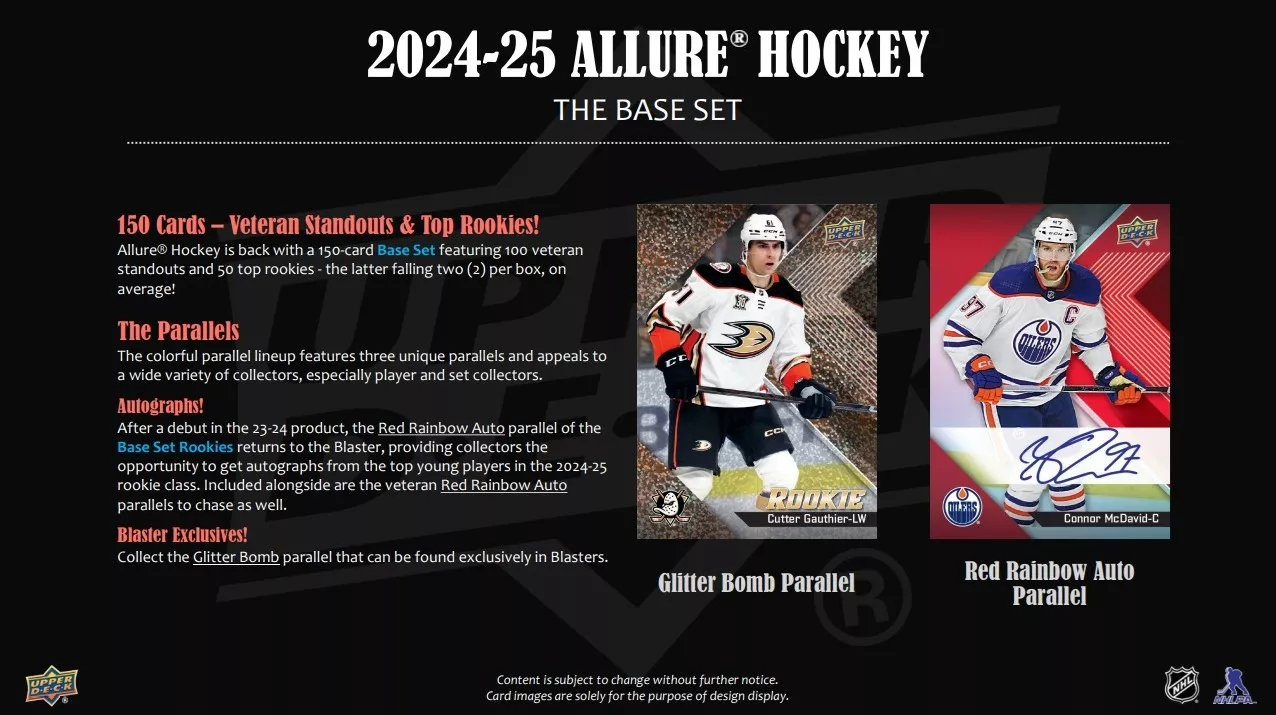 2024/2025 Upper Deck Allure Hockey Blaster box - Obrázek 3
