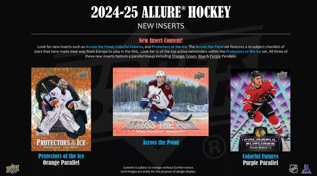 2024/2025 Upper Deck Allure Hockey Blaster box - Obrázek 4