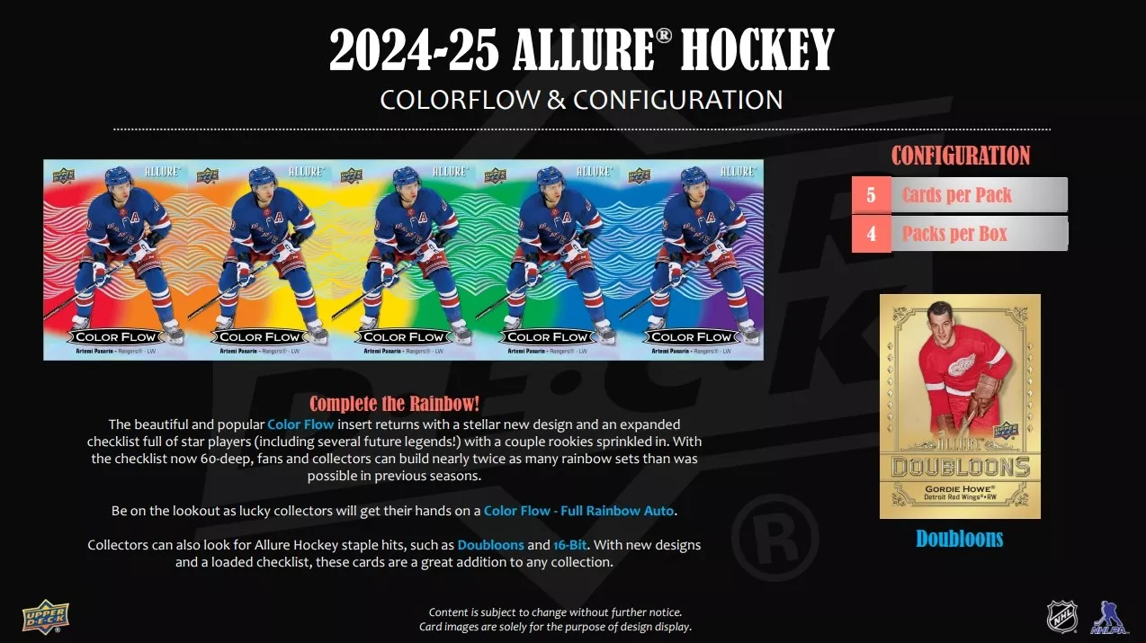 2024/2025 Upper Deck Allure Hockey Blaster box - Obrázek 5